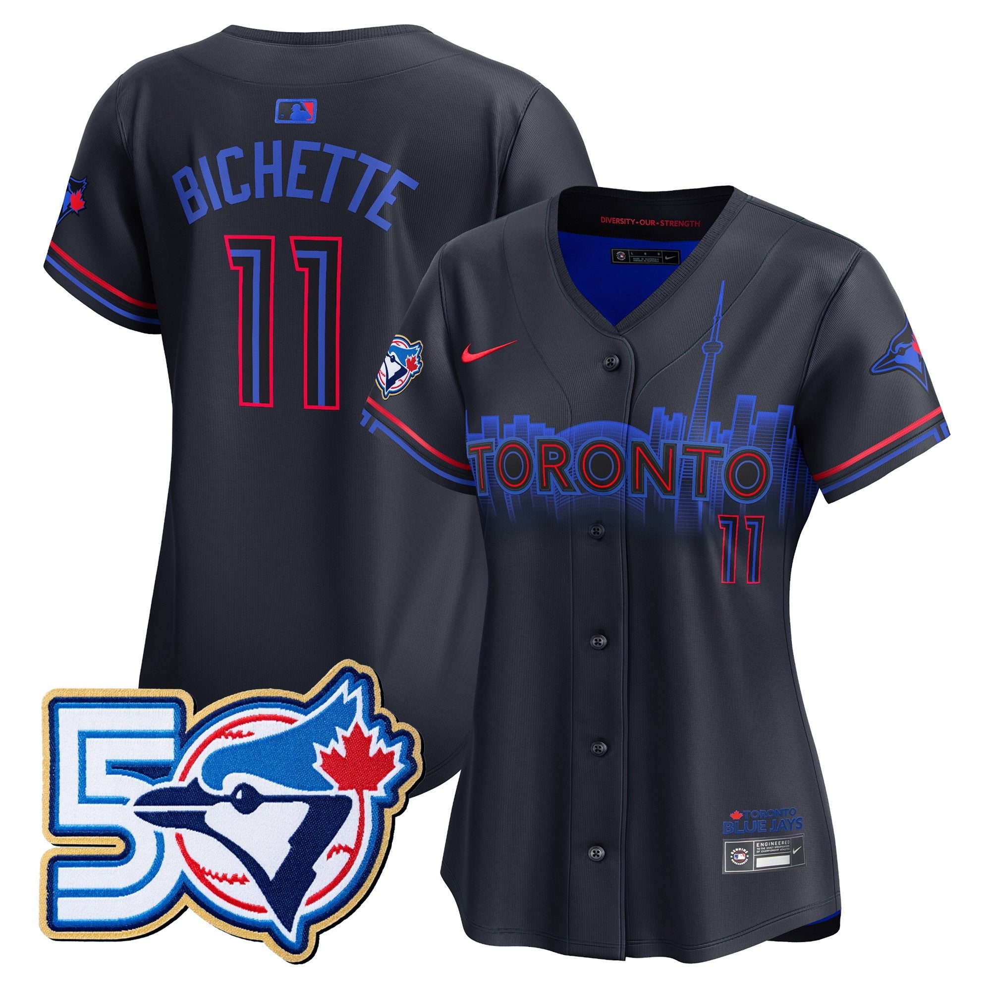 Women’s 50 Seasons Patch Vapor Premier Limited Jersey