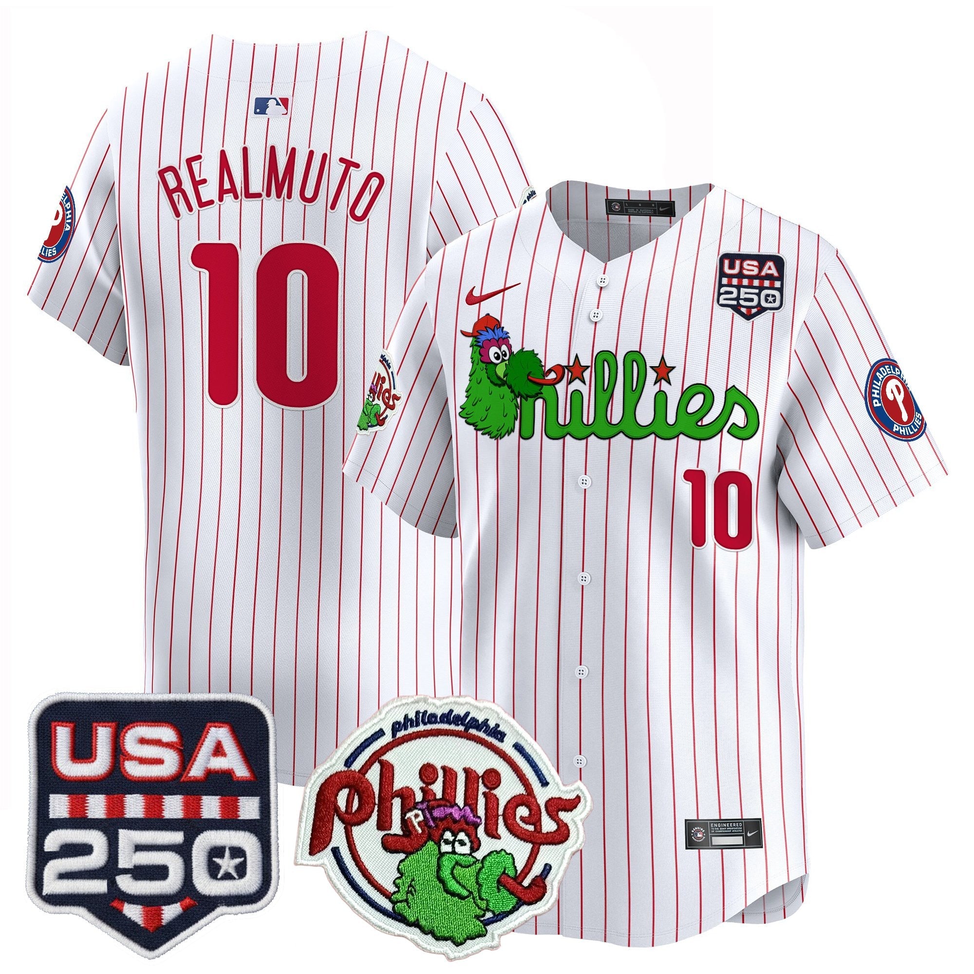 Men’s Philadelphia Phanatic & 250America Patch Vapor Premier Limited Jersey