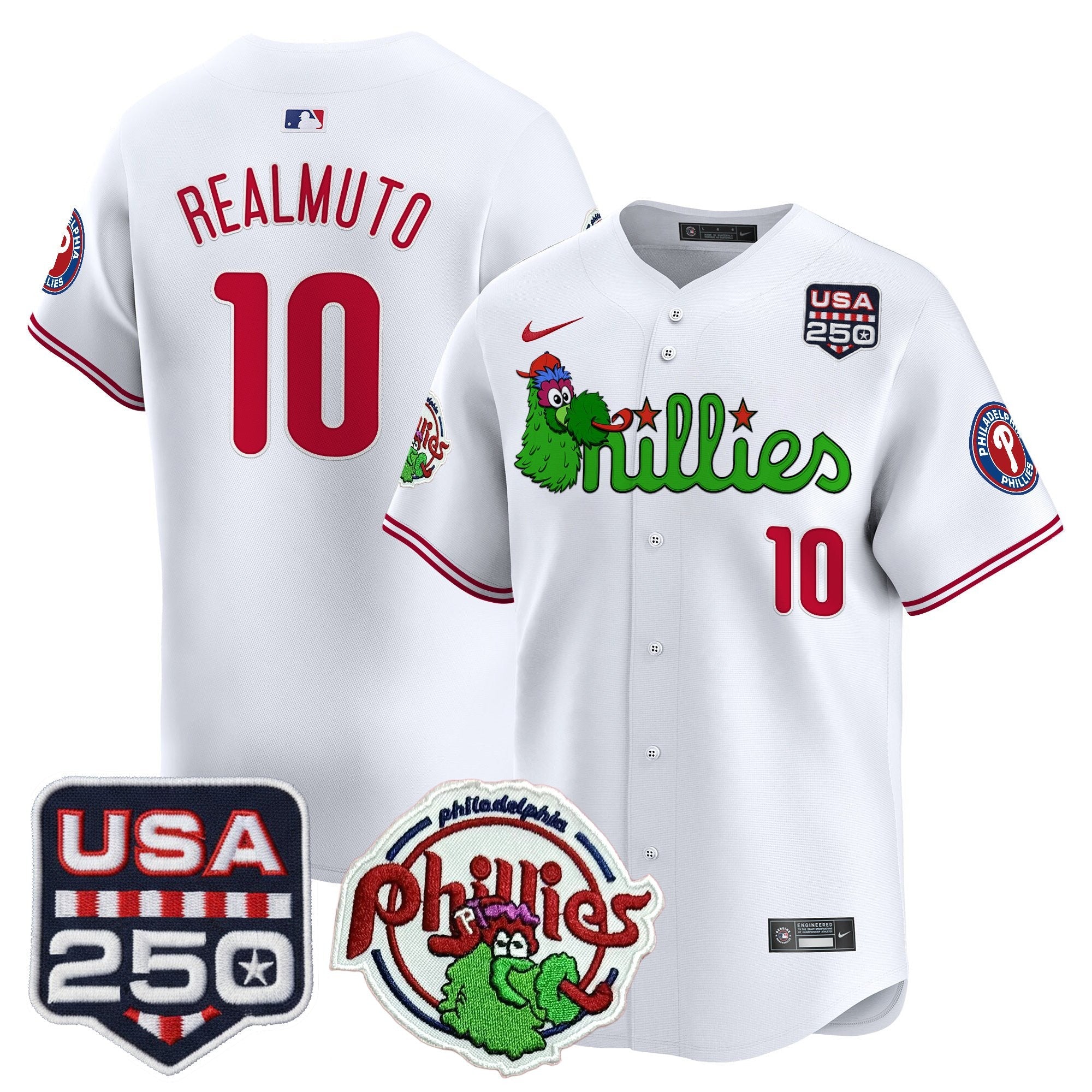 Men’s Philadelphia Phanatic & 250America Patch Vapor Premier Limited Jersey