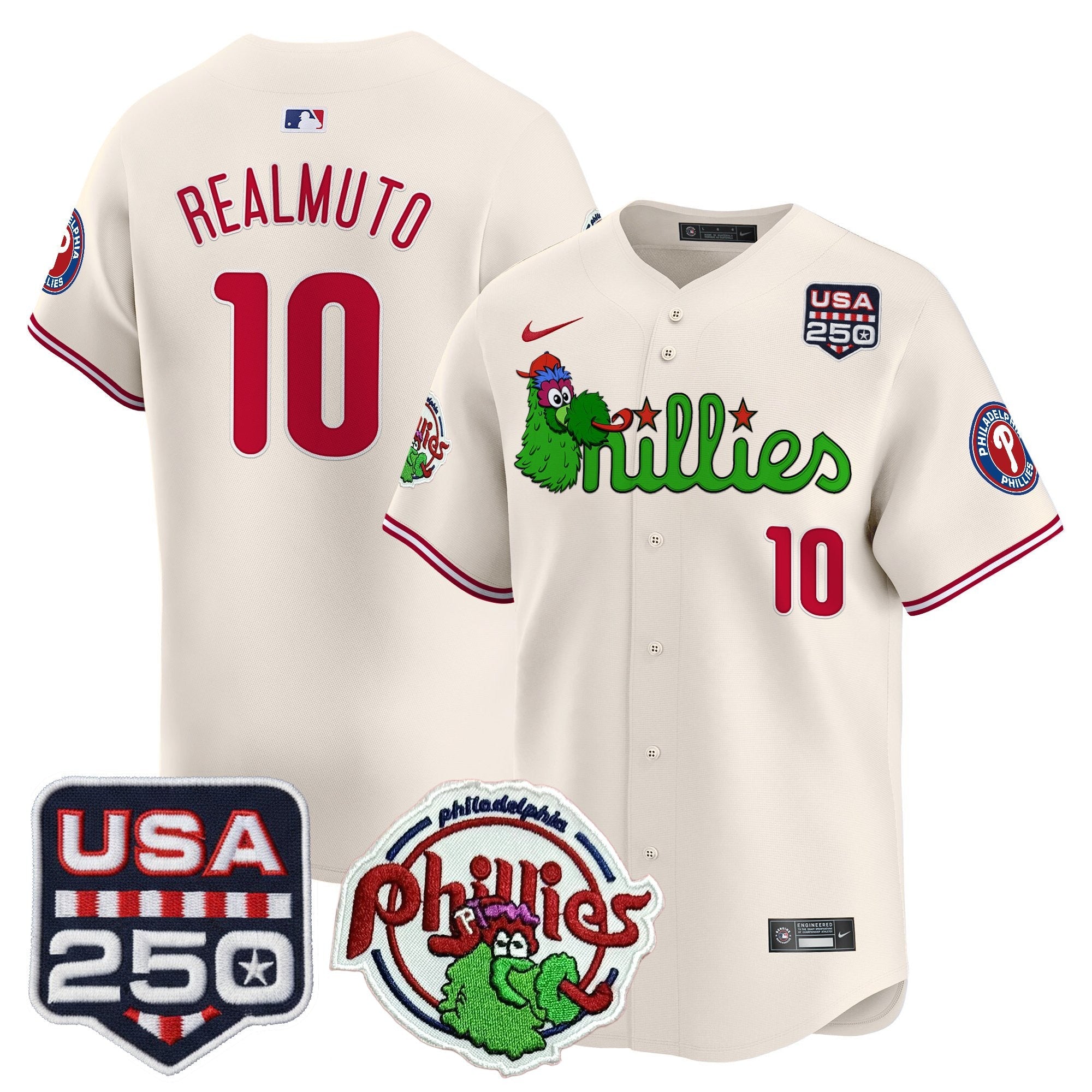 Men’s Philadelphia Phanatic & 250America Patch Vapor Premier Limited Jersey
