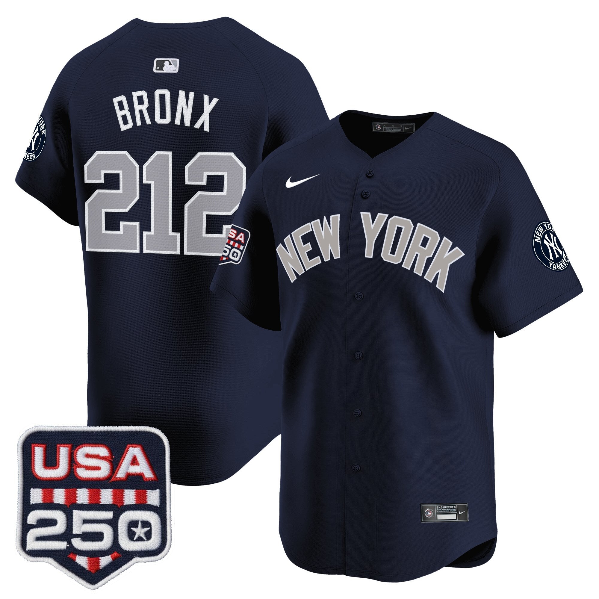Men’s New York 250America Patch Vapor Premier Limited Jersey