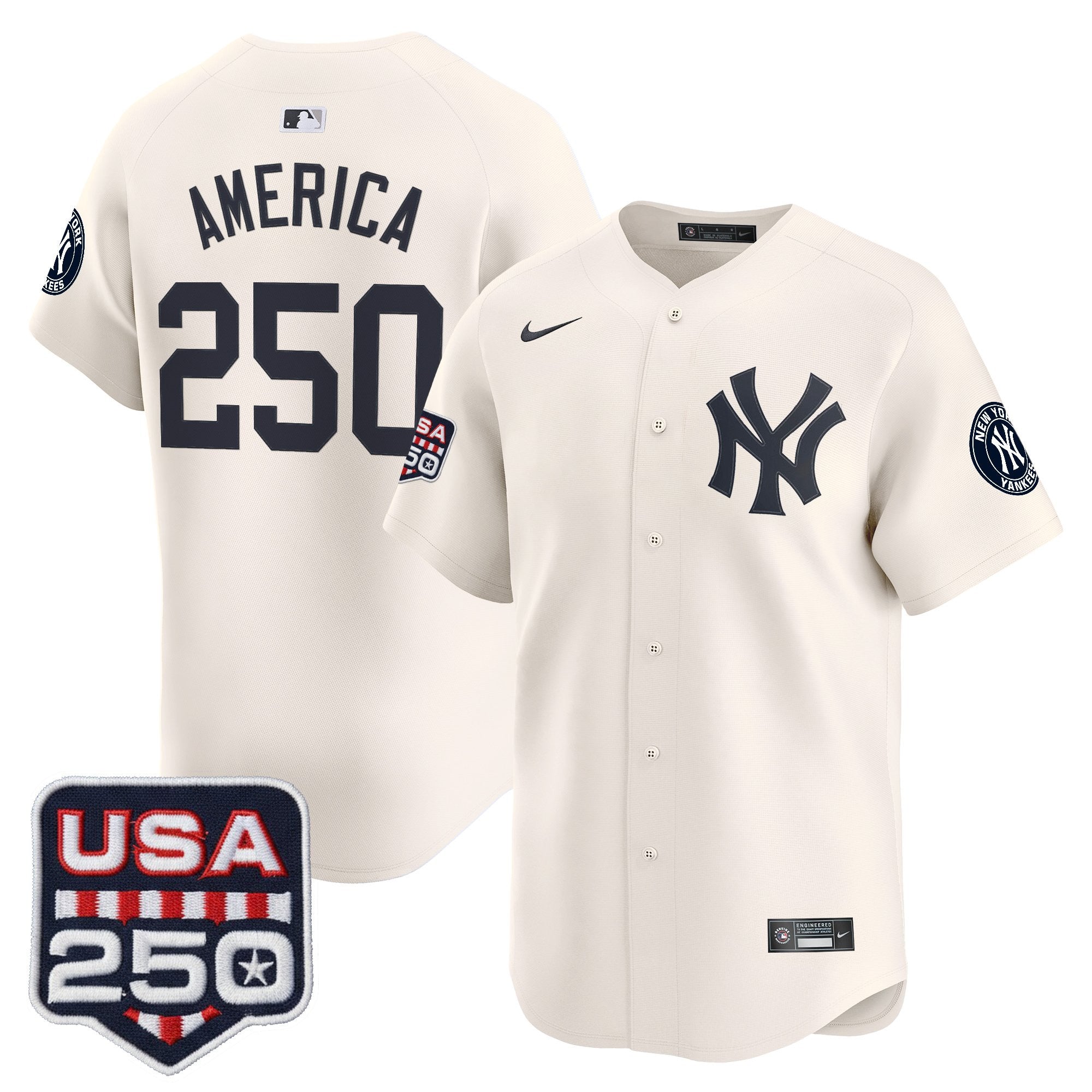 Men’s New York 250America Patch Vapor Premier Limited Jersey