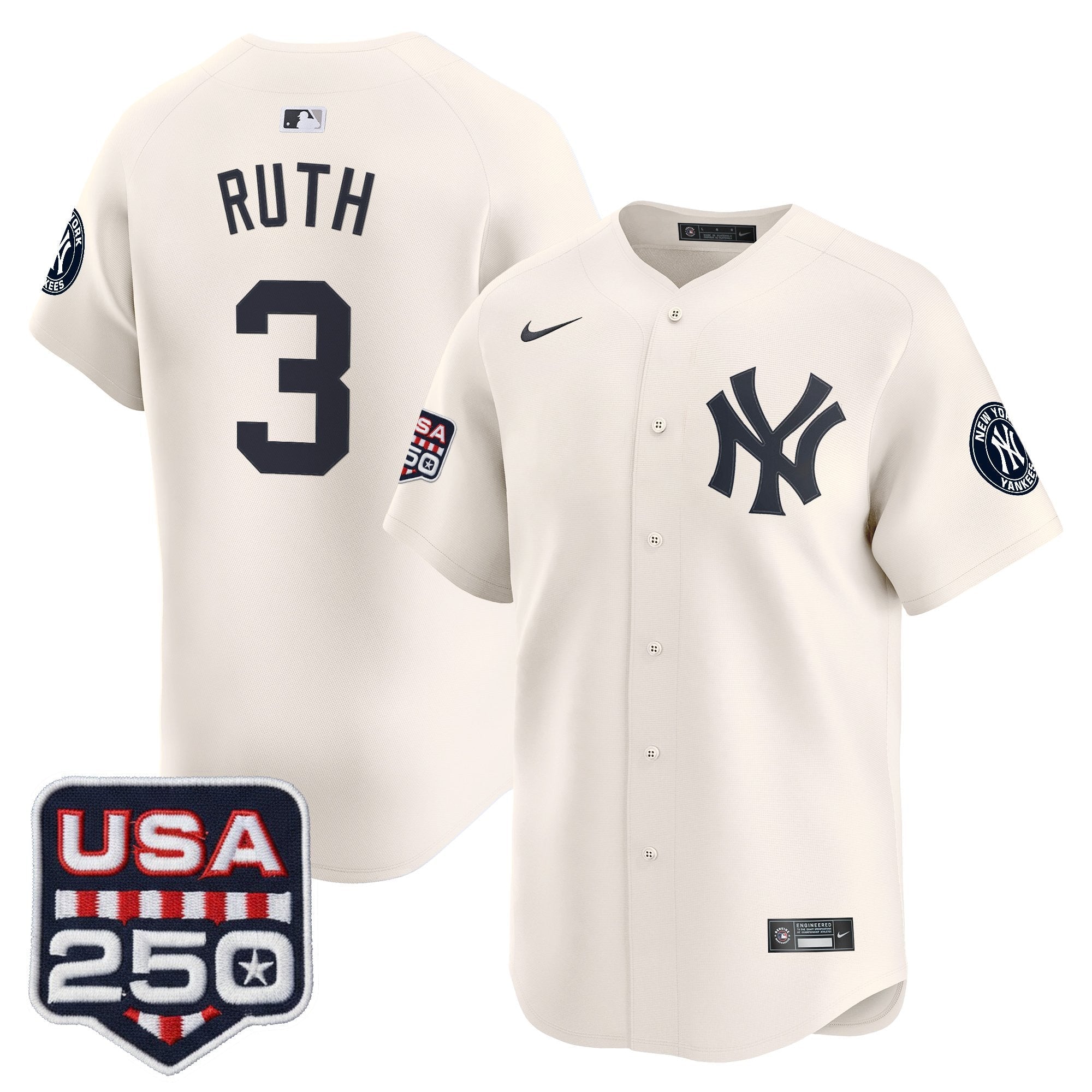Men’s New York 250America Patch Vapor Premier Limited Jersey