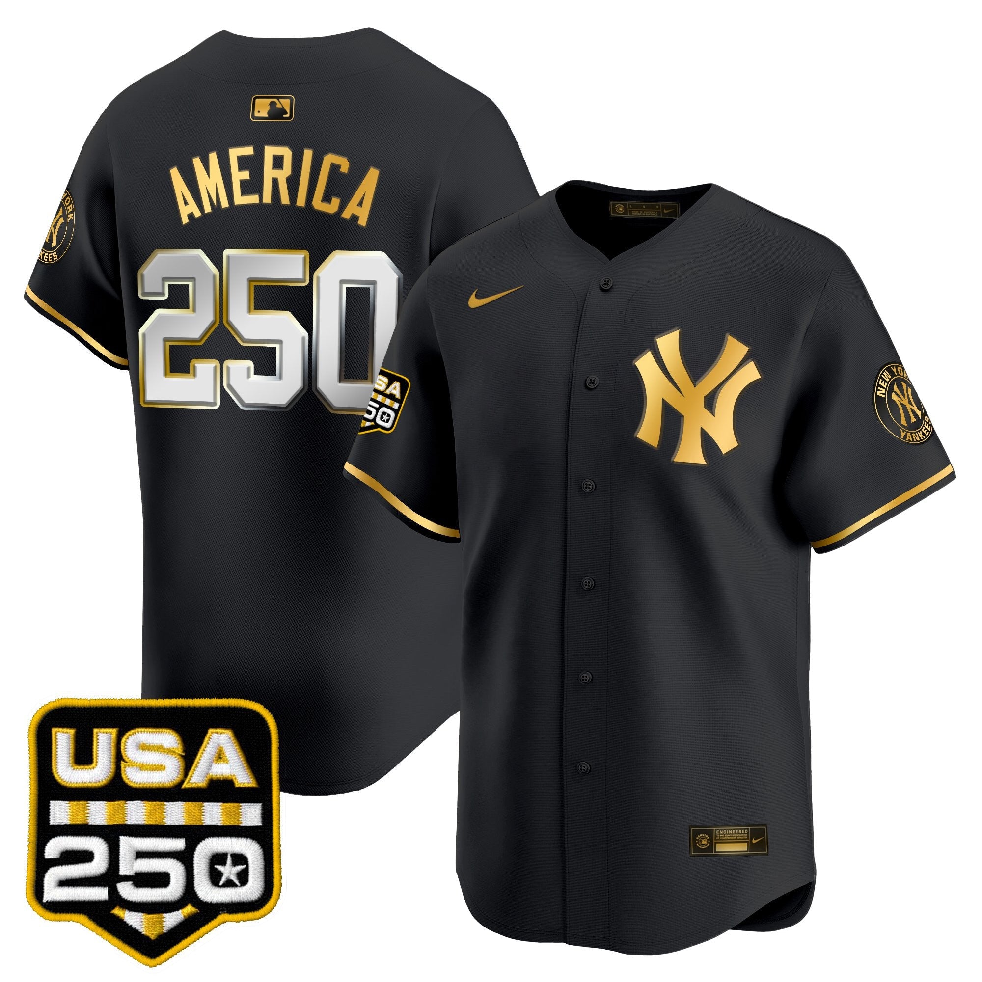 Men’s New York 250America Patch Vapor Premier Limited Jersey