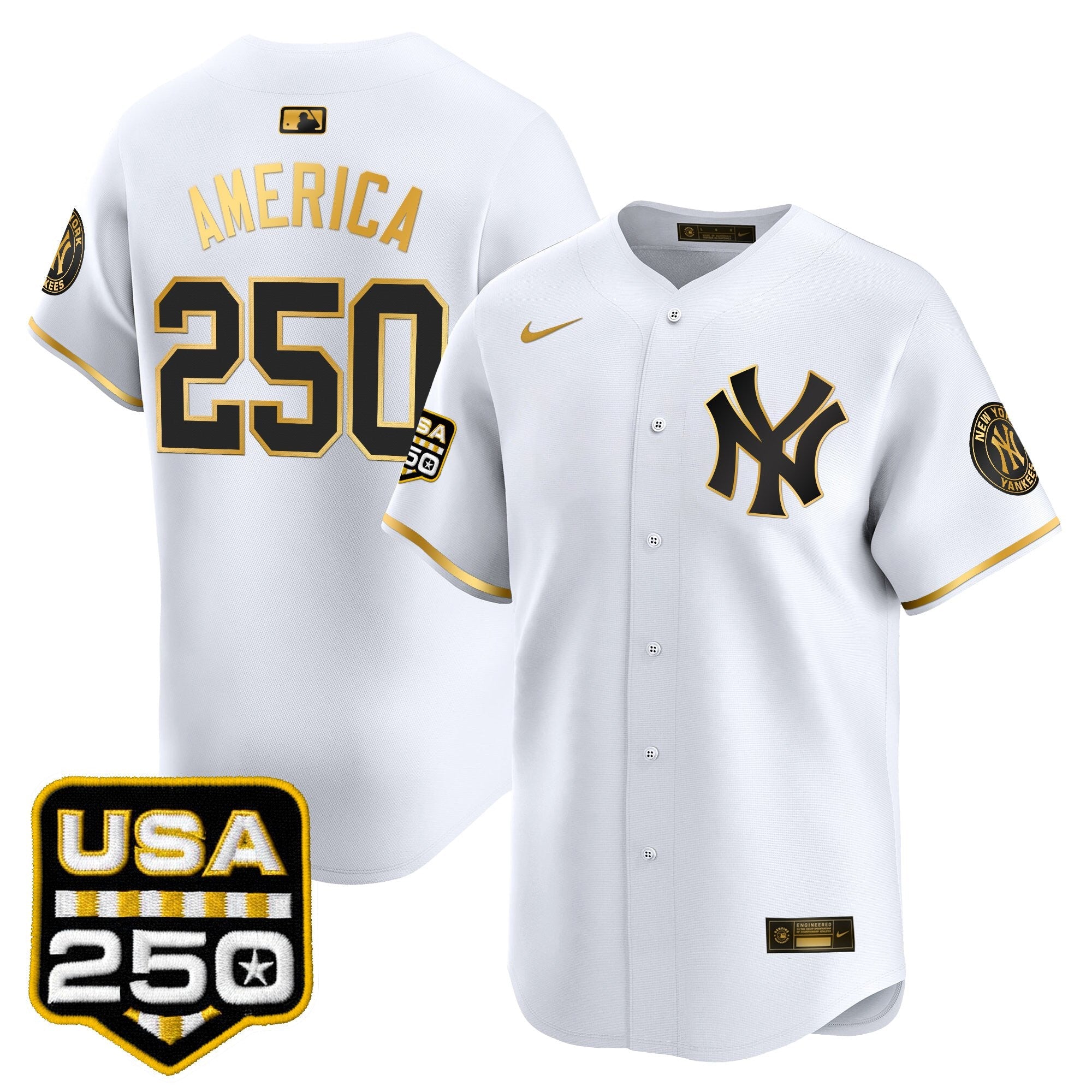 Men’s New York 250America Patch Vapor Premier Limited Jersey