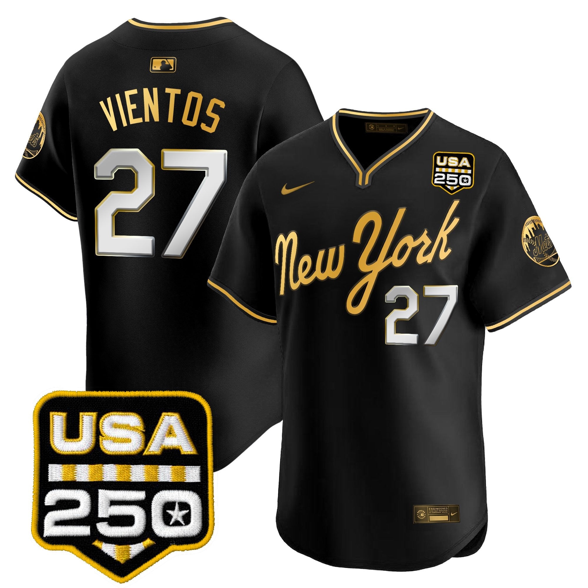 Men’s New York Road Alternate & 250America Patch Vapor Limited Jersey