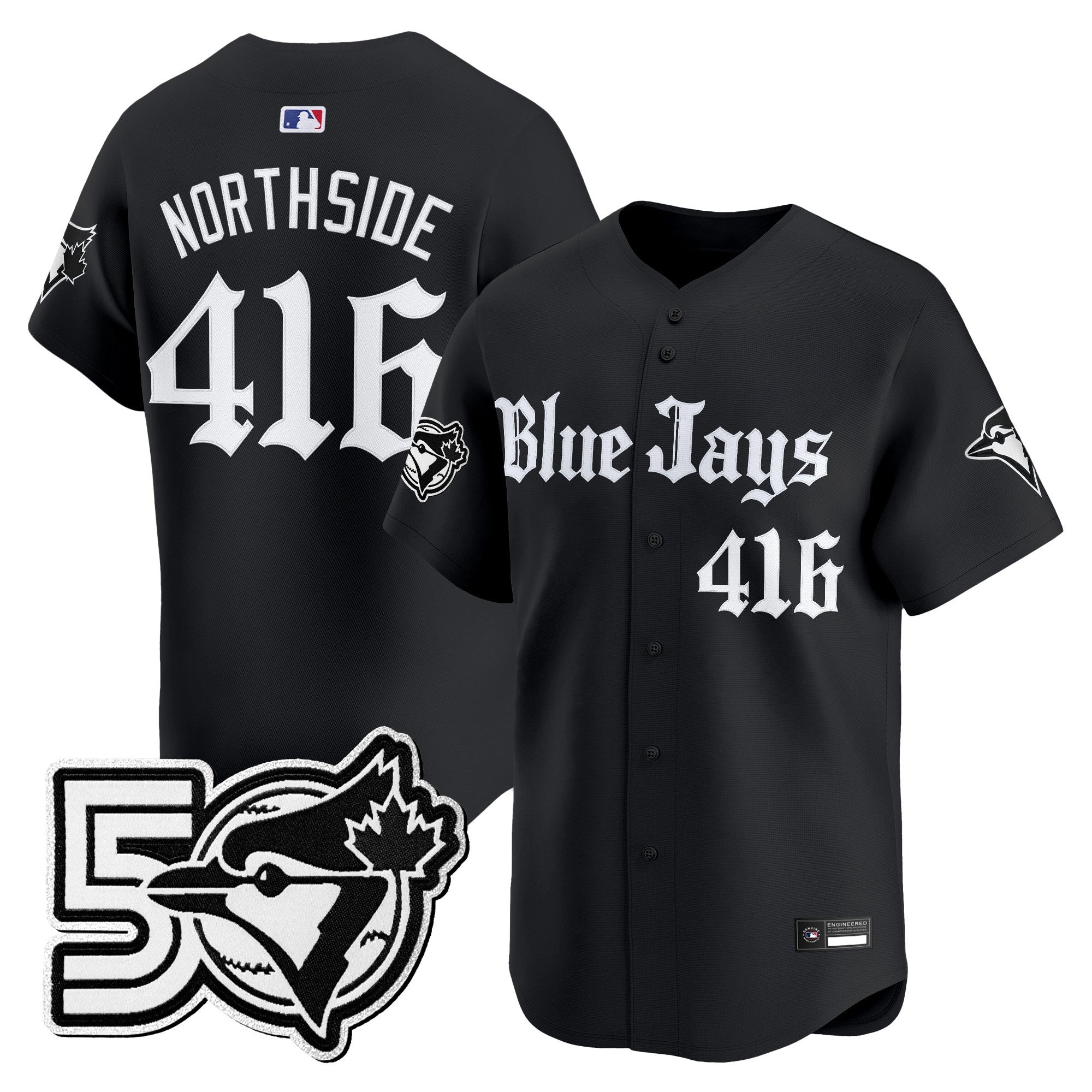 Men’s 50 Seasons Patch Vapor Premier Limited Jersey – Gothic North Edition