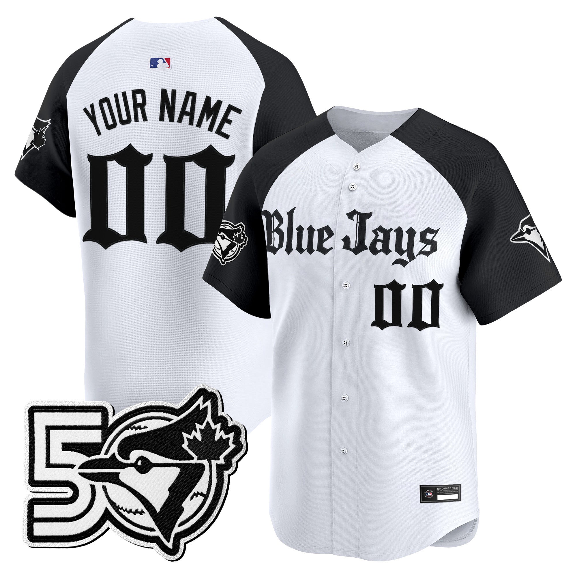 50 Seasons Patch Vapor Premier Limited Custom Jersey – Gothic North Edition