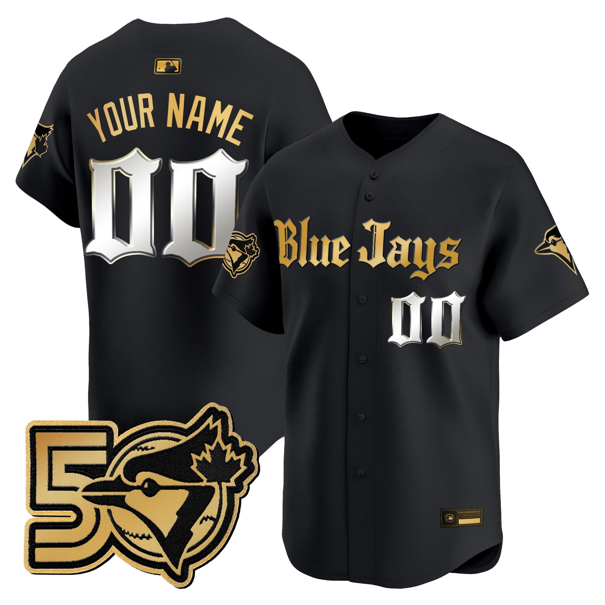 50 Seasons Patch Vapor Premier Limited Custom Jersey – Gothic North Edition