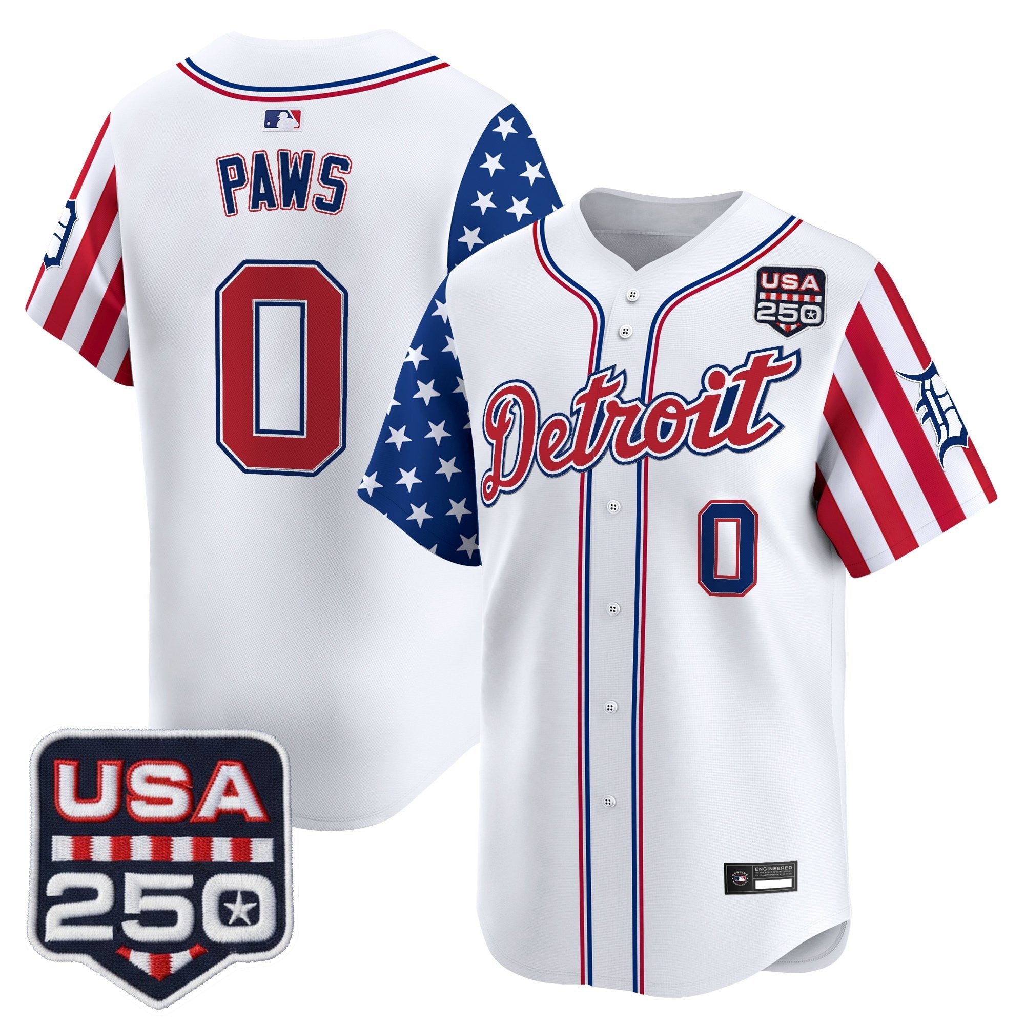 Men’s Detroit “America250 Edition” Vapor Premier Limited Jersey