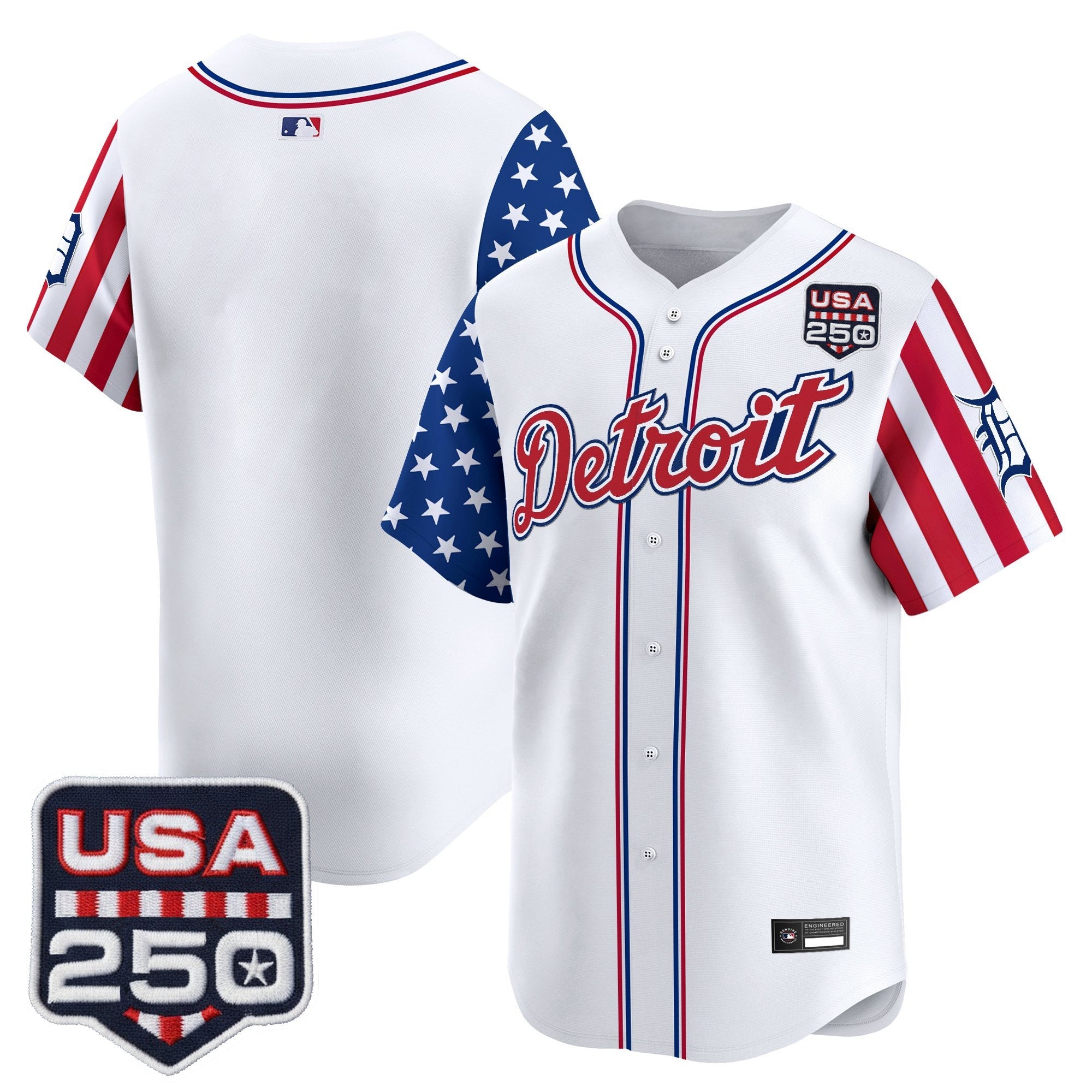 Men’s Detroit “America250 Edition” Vapor Premier Limited Jersey