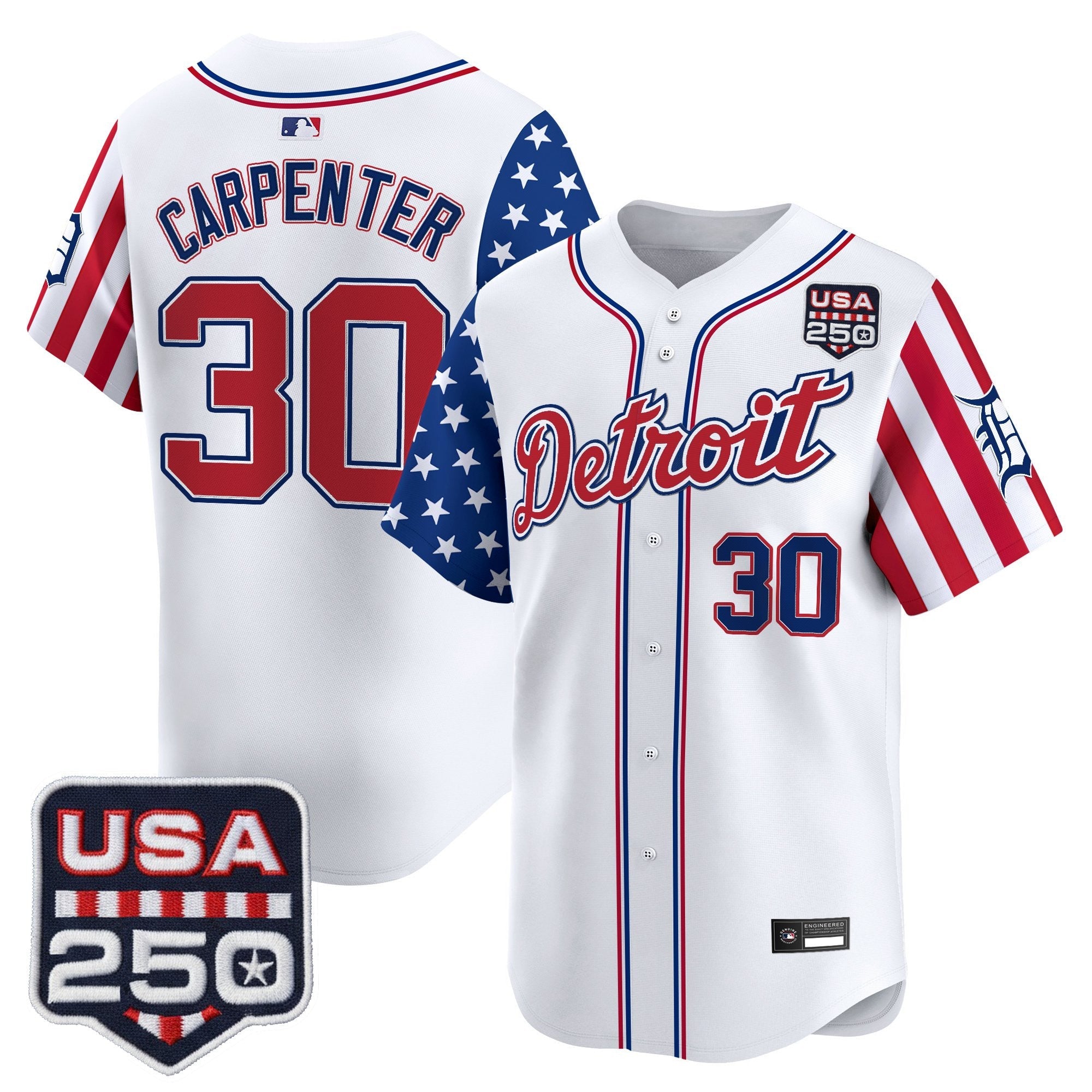 Men’s Detroit “America250 Edition” Vapor Premier Limited Jersey