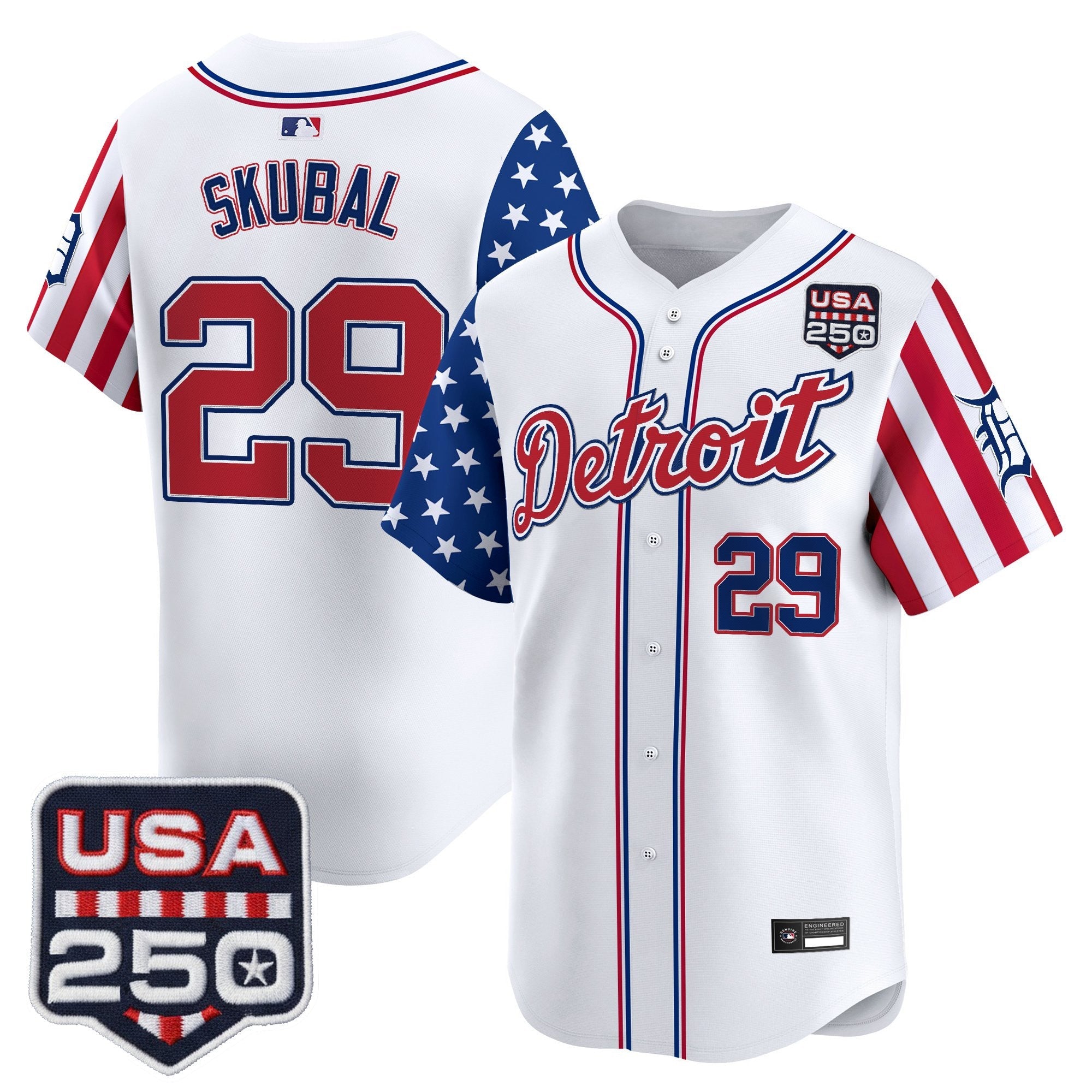 Men’s Detroit “America250 Edition” Vapor Premier Limited Jersey