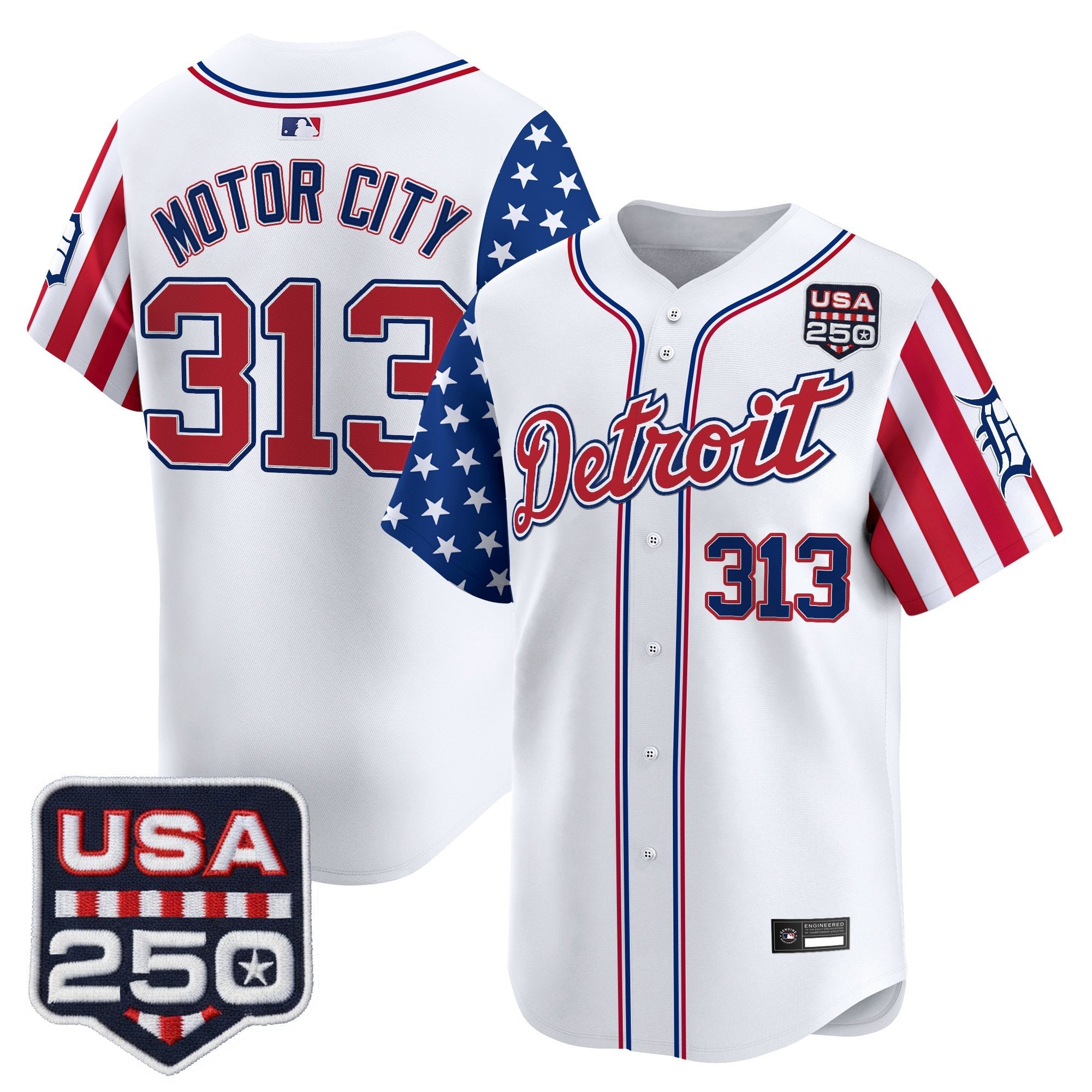 Men’s Detroit “America250 Edition” Vapor Premier Limited Jersey