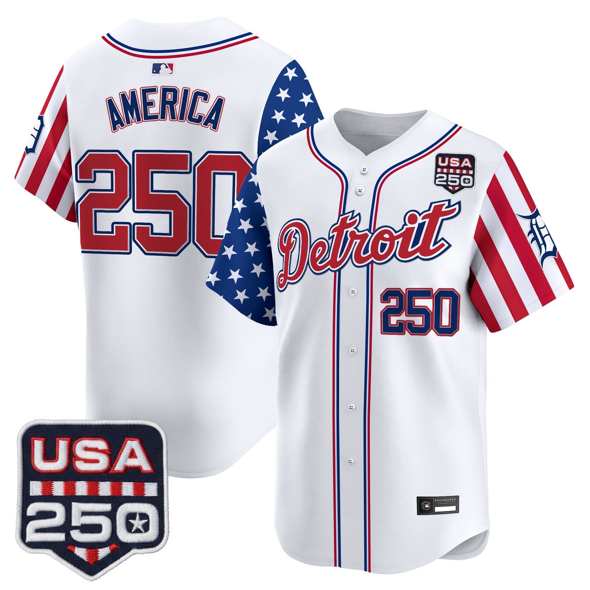 Men’s Detroit “America250 Edition” Vapor Premier Limited Jersey
