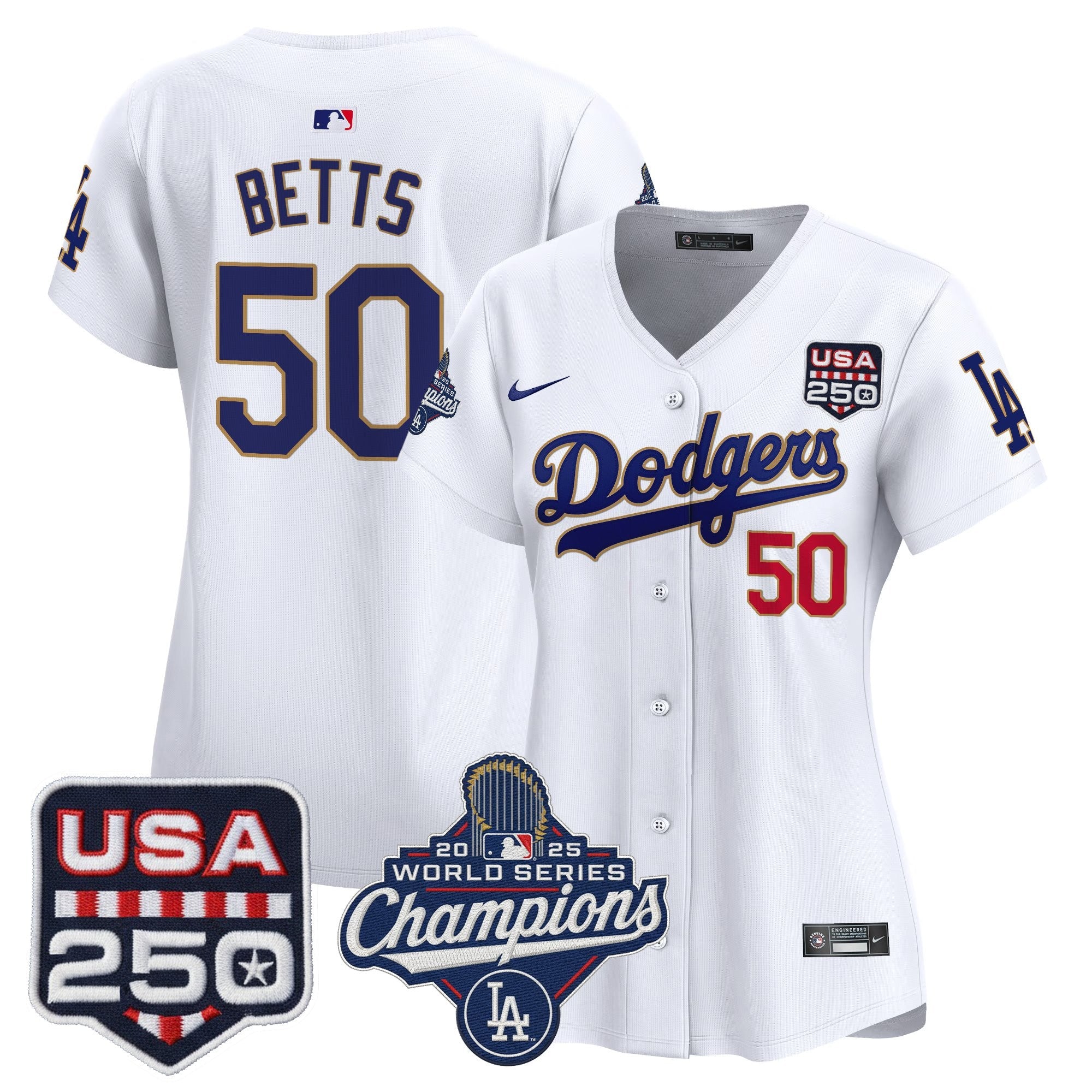 Women’s 2025 World Series Champions & 250 Patch Vapor Premier Limited Jersey