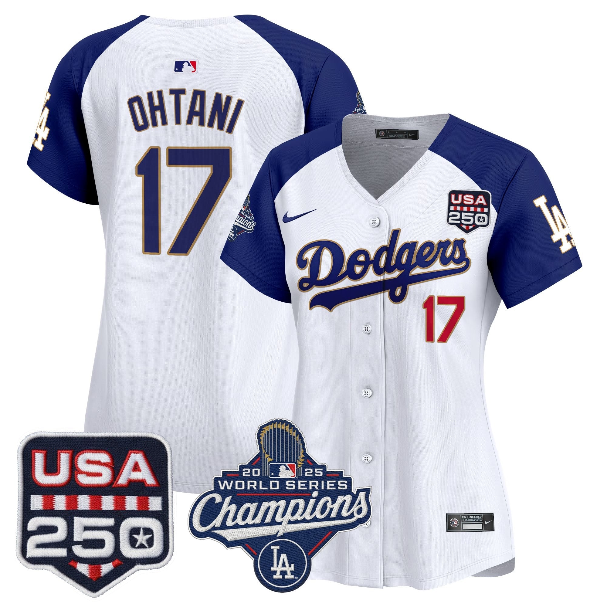 Women’s 2025 World Series Champions & 250 Patch Vapor Premier Limited Jersey