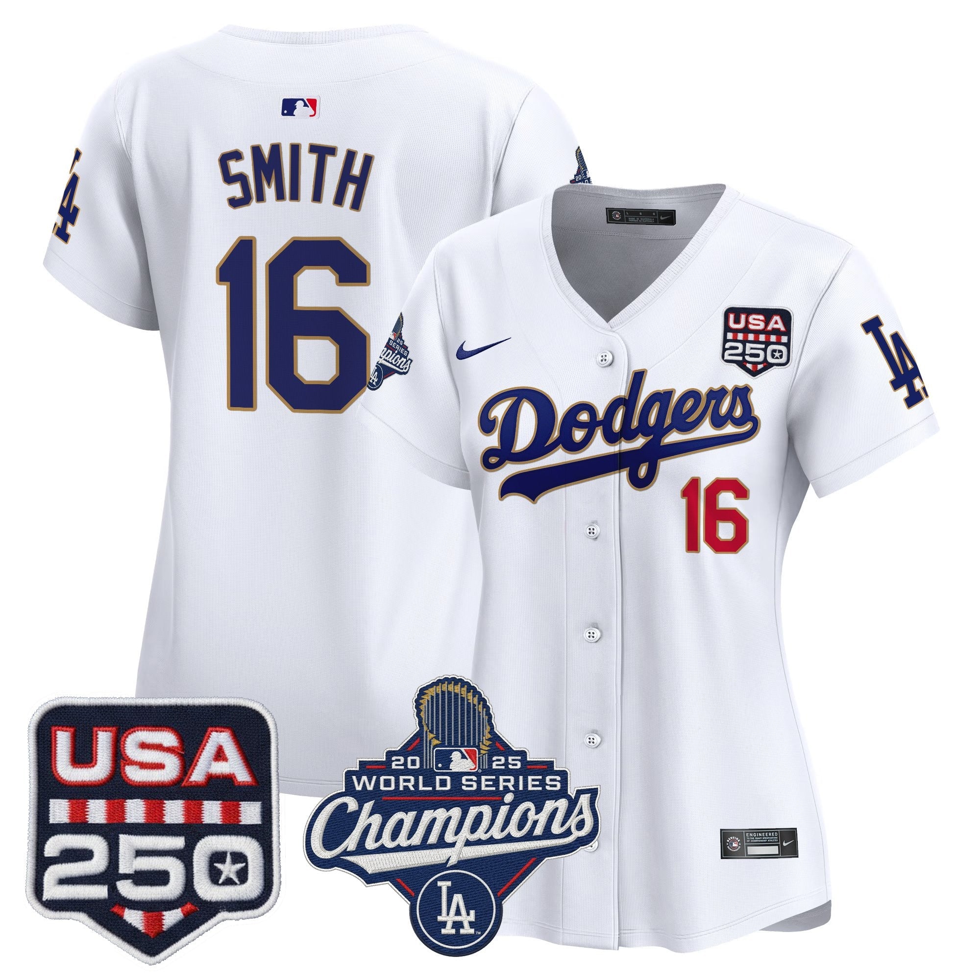 Women’s 2025 World Series Champions & 250 Patch Vapor Premier Limited Jersey