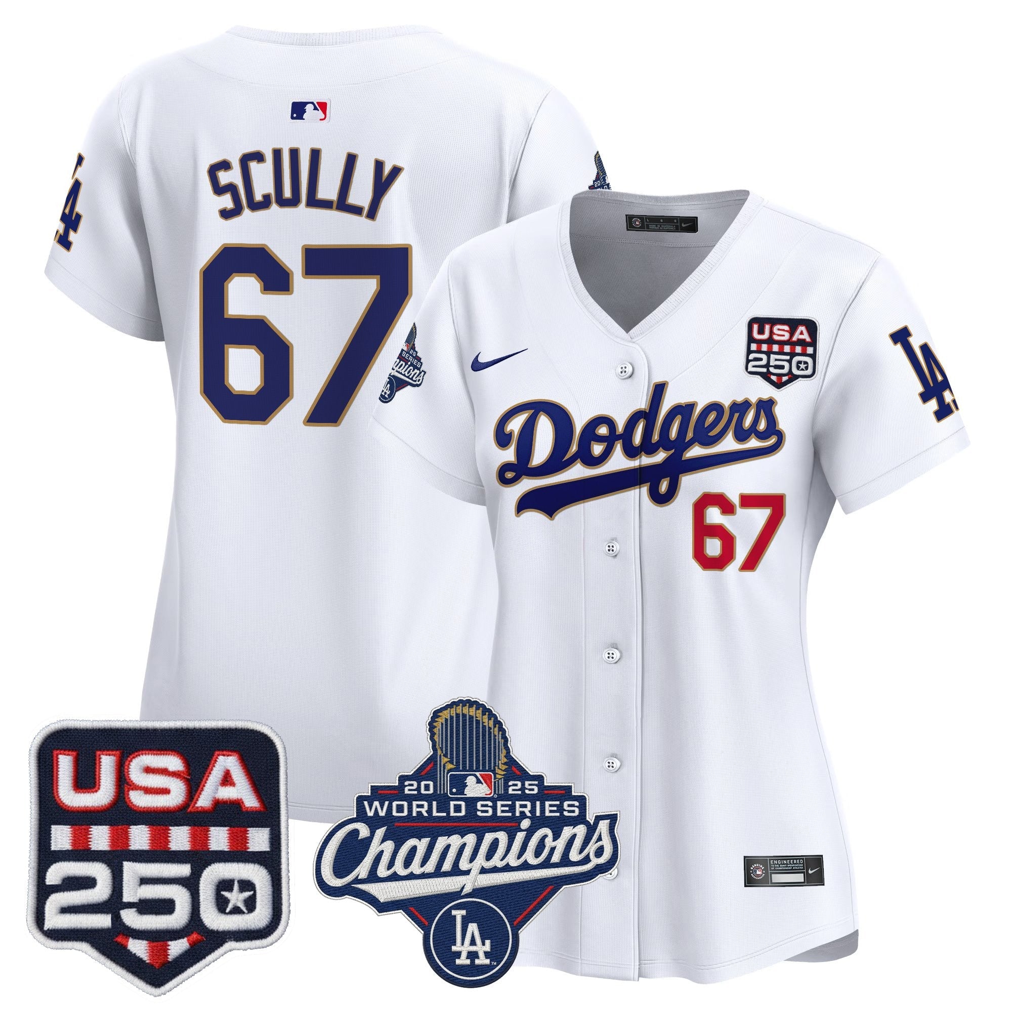 Women’s 2025 World Series Champions & 250 Patch Vapor Premier Limited Jersey