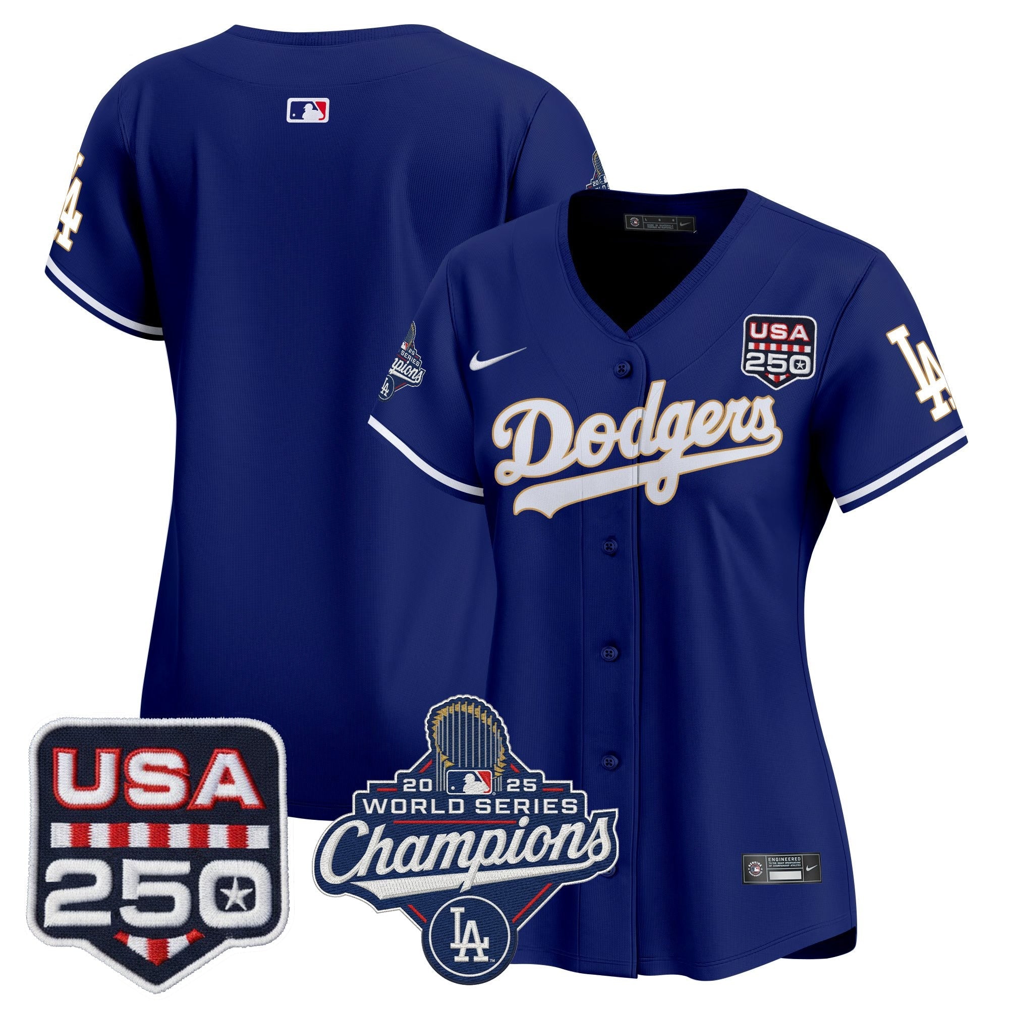 Women’s 2025 World Series Champions & 250 Patch Vapor Premier Limited Jersey