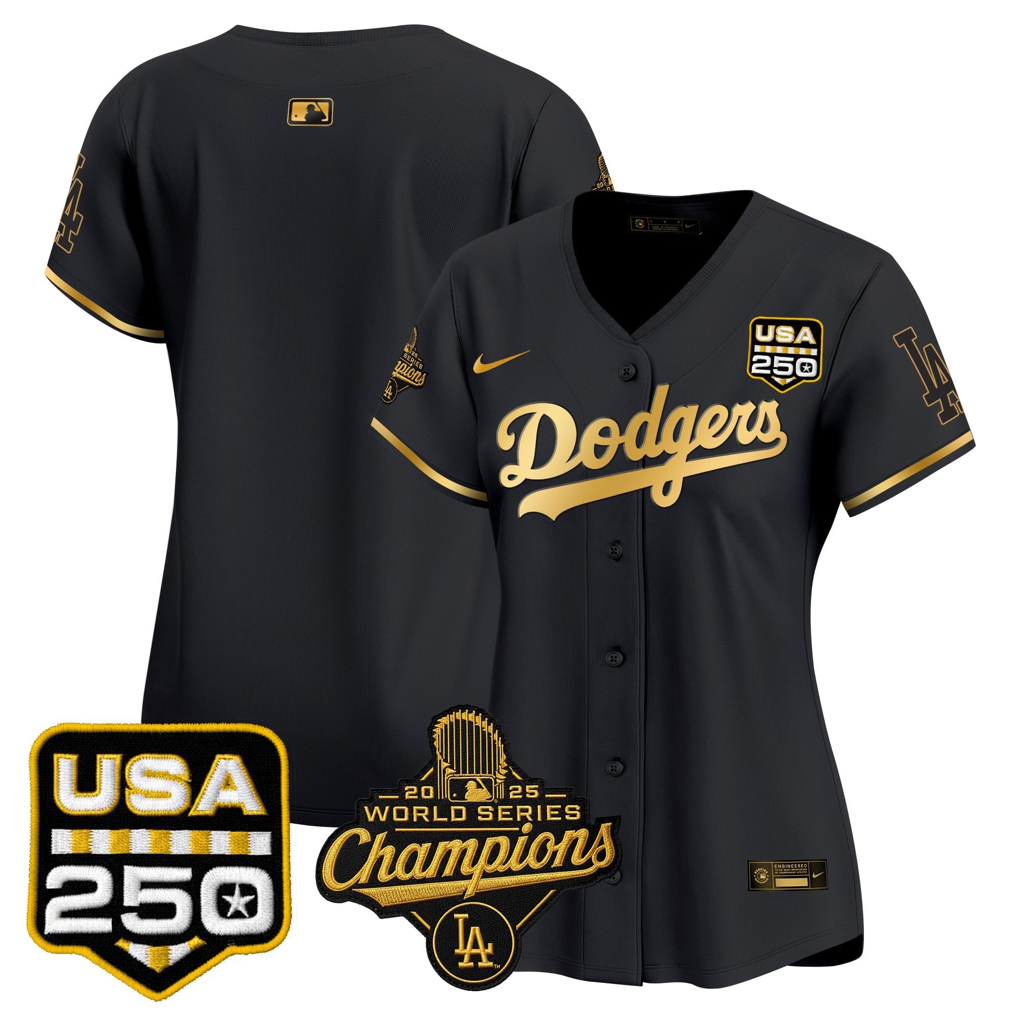 Women’s 2025 World Series Champions & 250 Patch Vapor Premier Limited Jersey