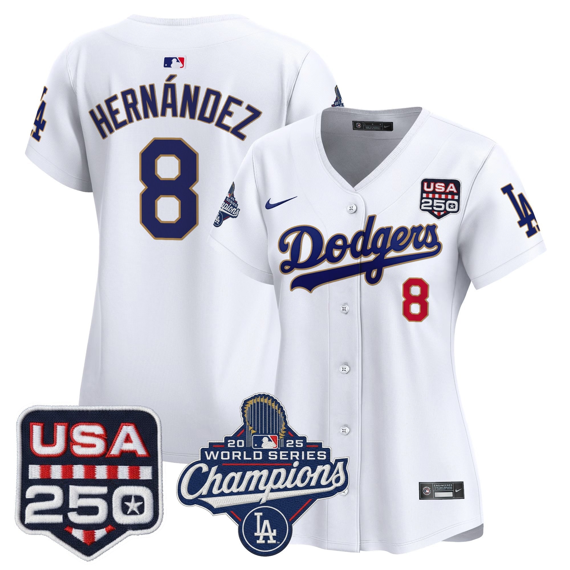 Women’s 2025 World Series Champions & 250 Patch Vapor Premier Limited Jersey