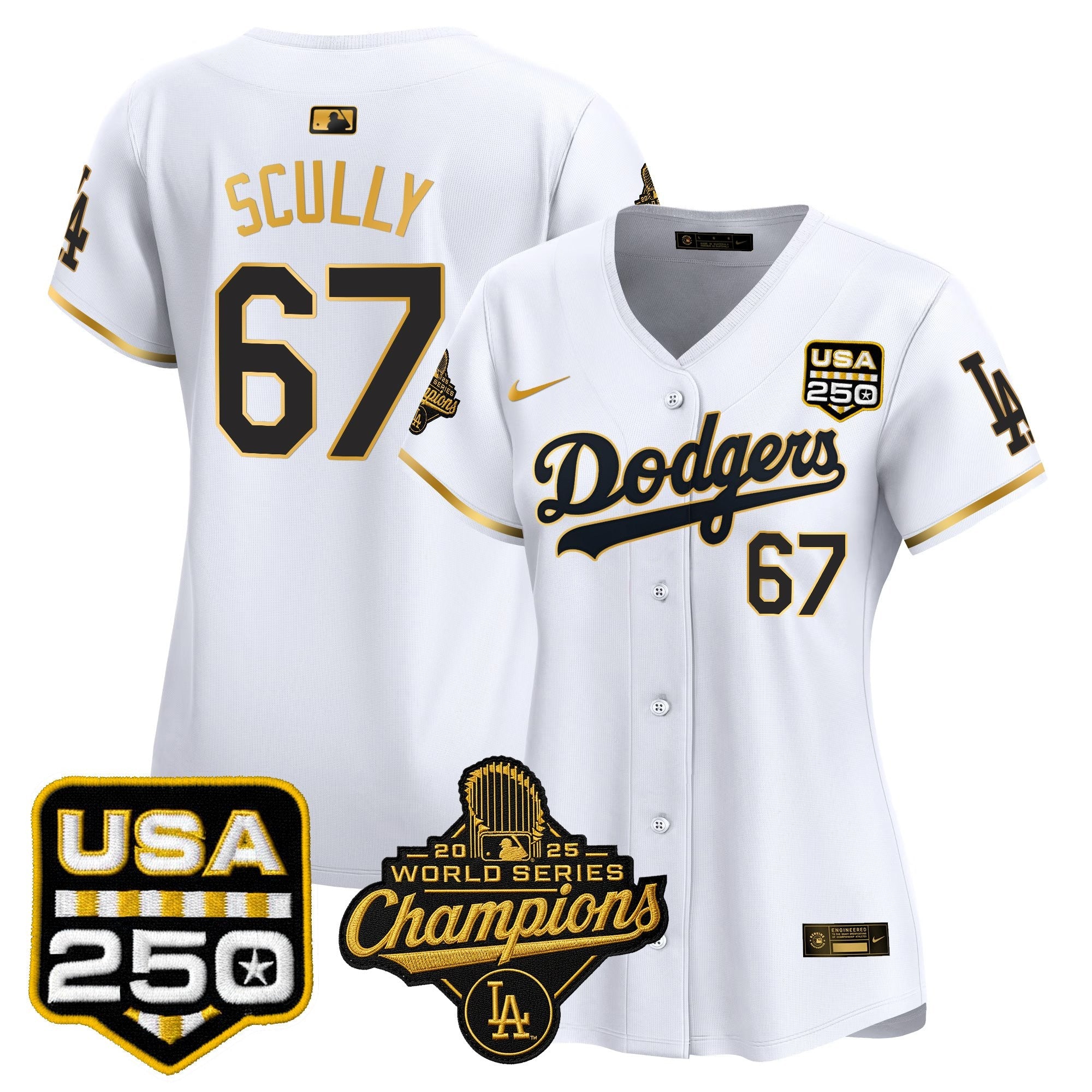 Women’s 2025 World Series Champions & 250 Patch Vapor Premier Limited Jersey