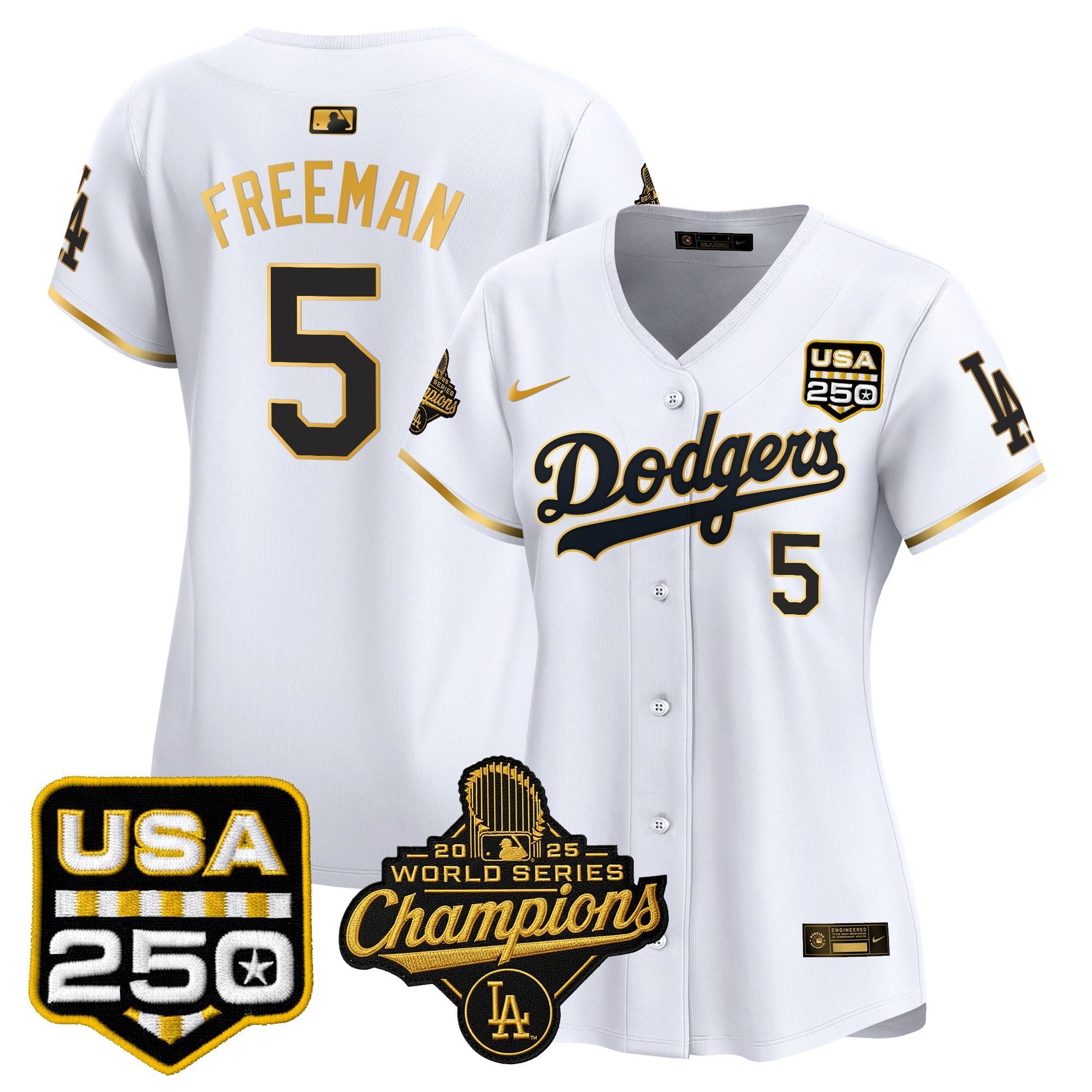 Women’s 2025 World Series Champions & 250 Patch Vapor Premier Limited Jersey
