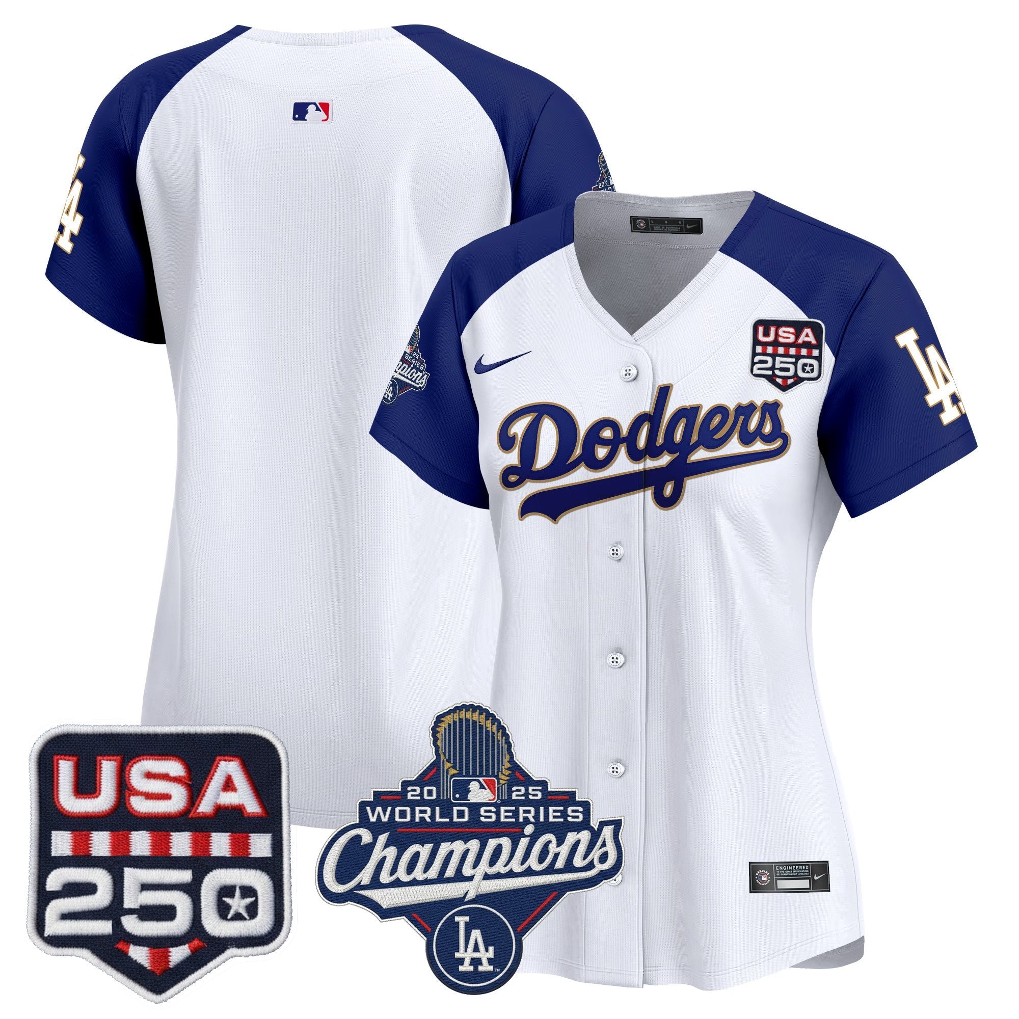 Women’s 2025 World Series Champions & 250 Patch Vapor Premier Limited Jersey