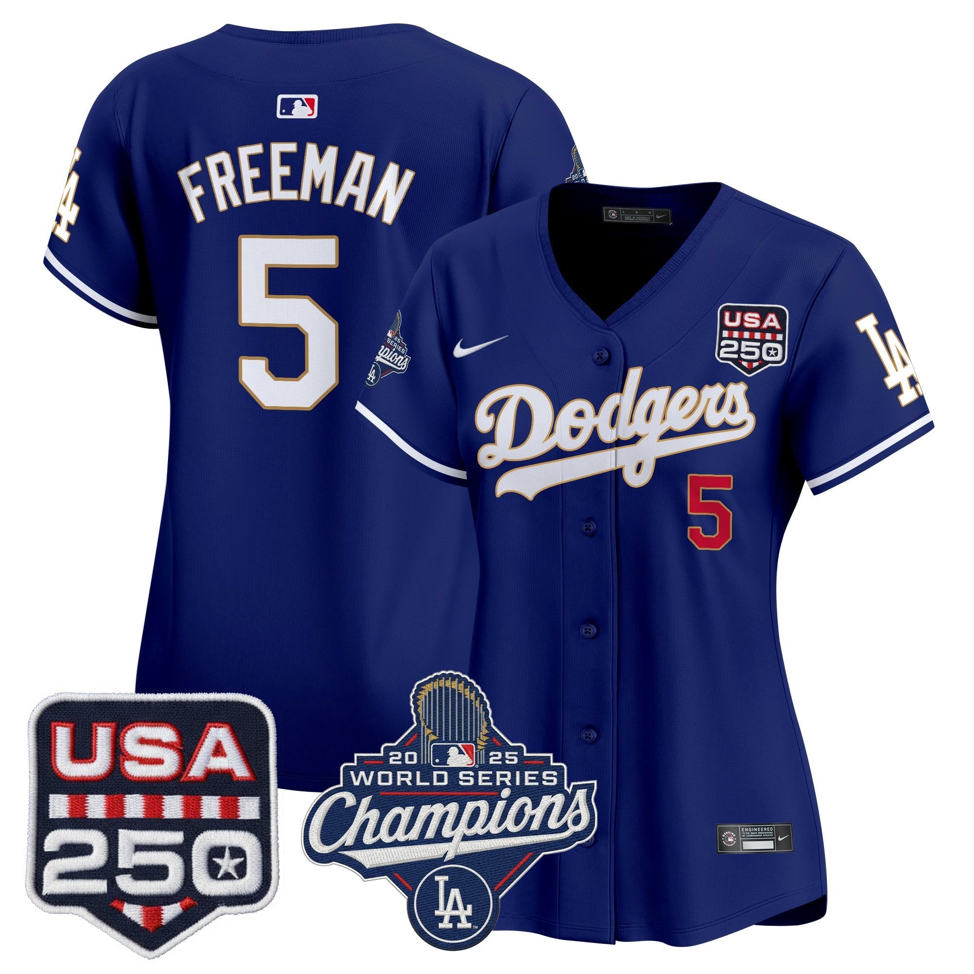 Women’s 2025 World Series Champions & 250 Patch Vapor Premier Limited Jersey