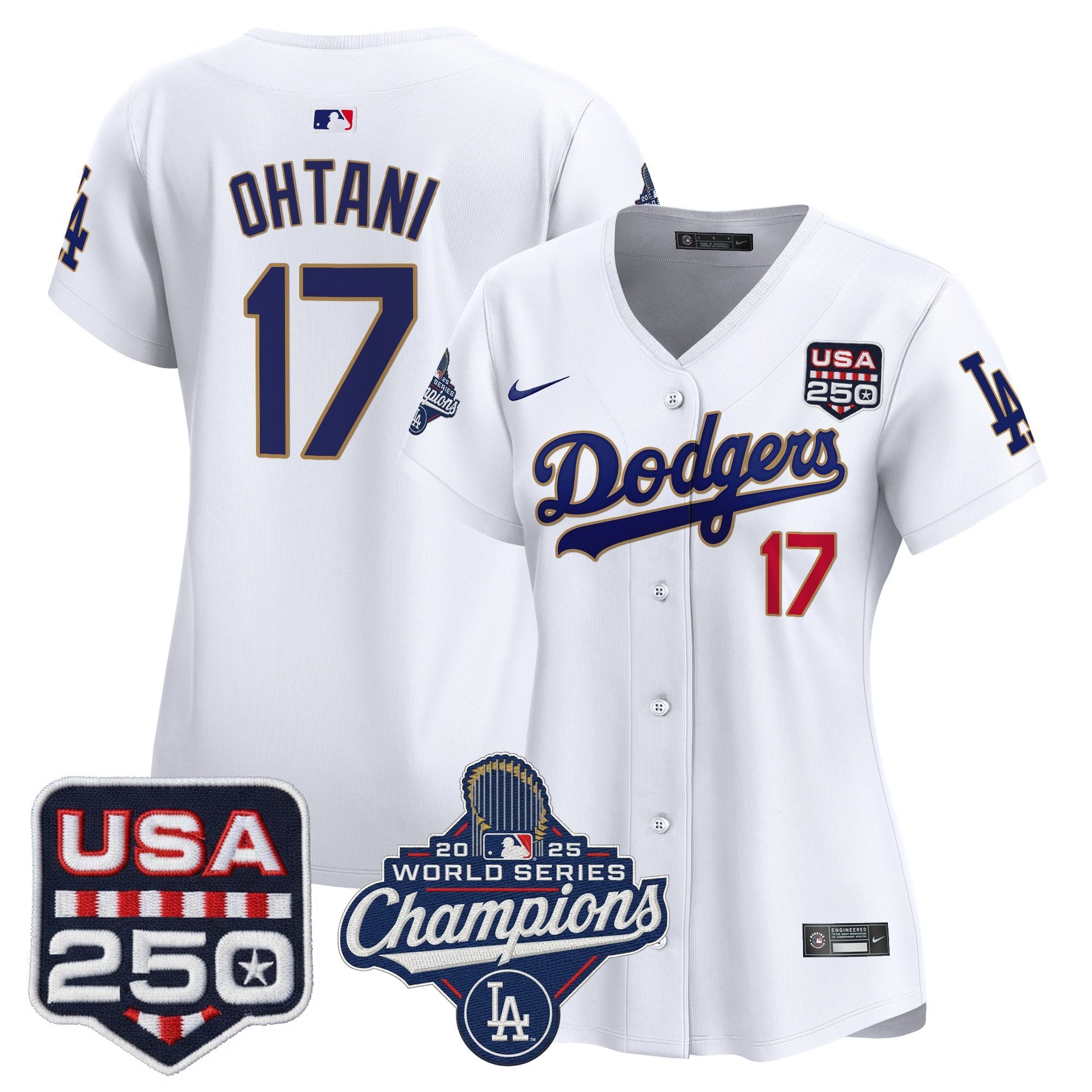 Women’s 2025 World Series Champions & 250 Patch Vapor Premier Limited Jersey