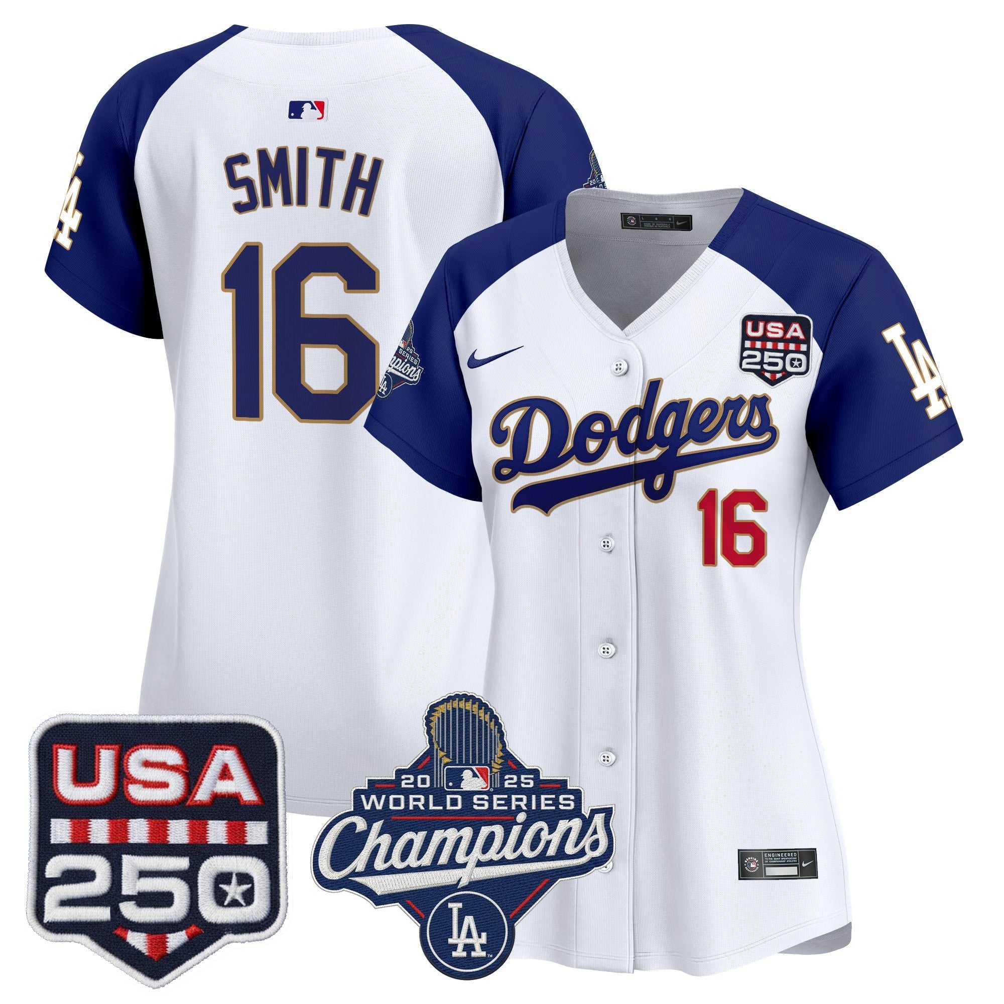 Women’s 2025 World Series Champions & 250 Patch Vapor Premier Limited Jersey