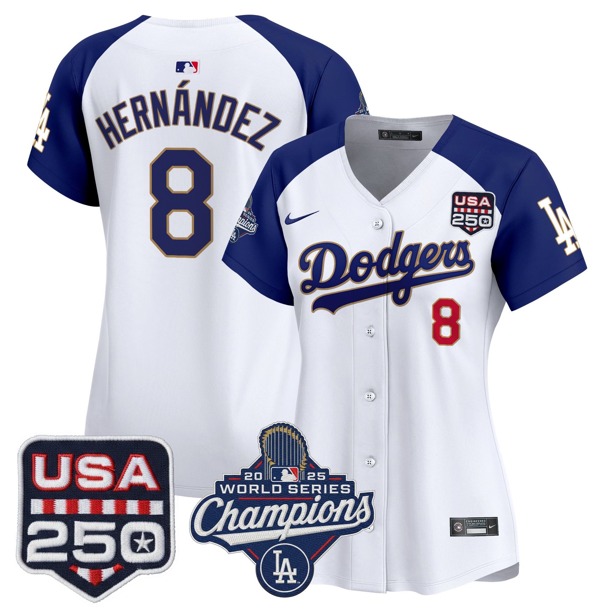 Women’s 2025 World Series Champions & 250 Patch Vapor Premier Limited Jersey