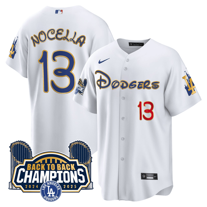 NOCELLA #13 Los Angeles White Jersey