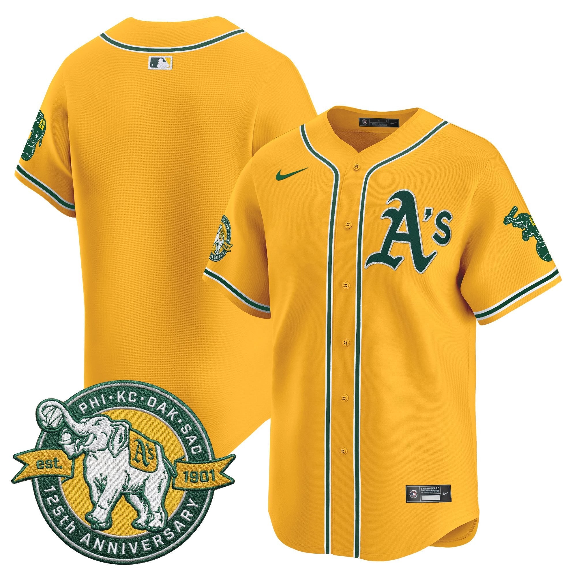 Men’s 125th Anniversary Patch Vapor Premier Limited Jersey