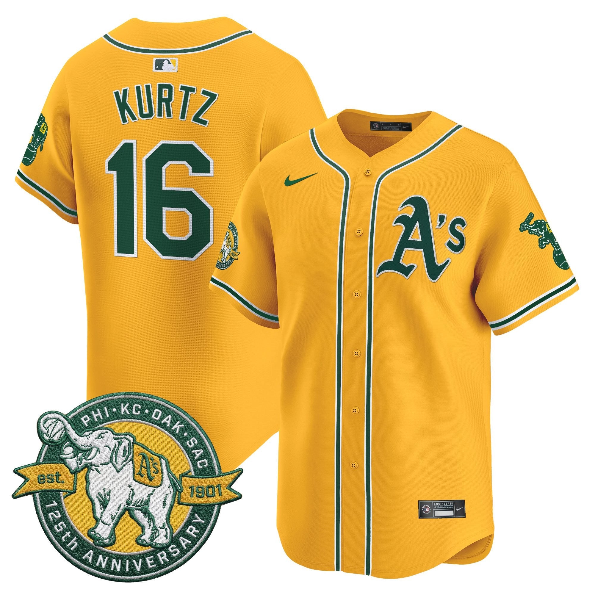 Men’s 125th Anniversary Patch Vapor Premier Limited Jersey