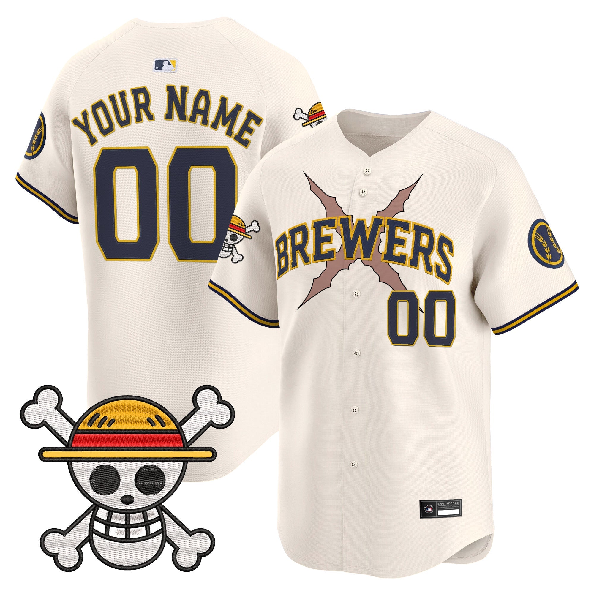 One Piece Vapor Premier Limited Custom Jersey – Stitched