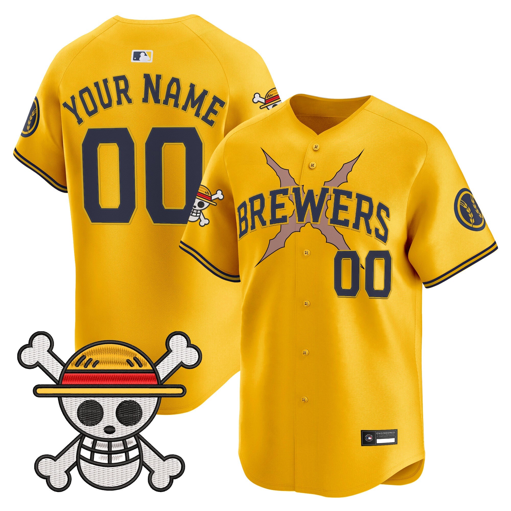 One Piece Vapor Premier Limited Custom Jersey – Stitched