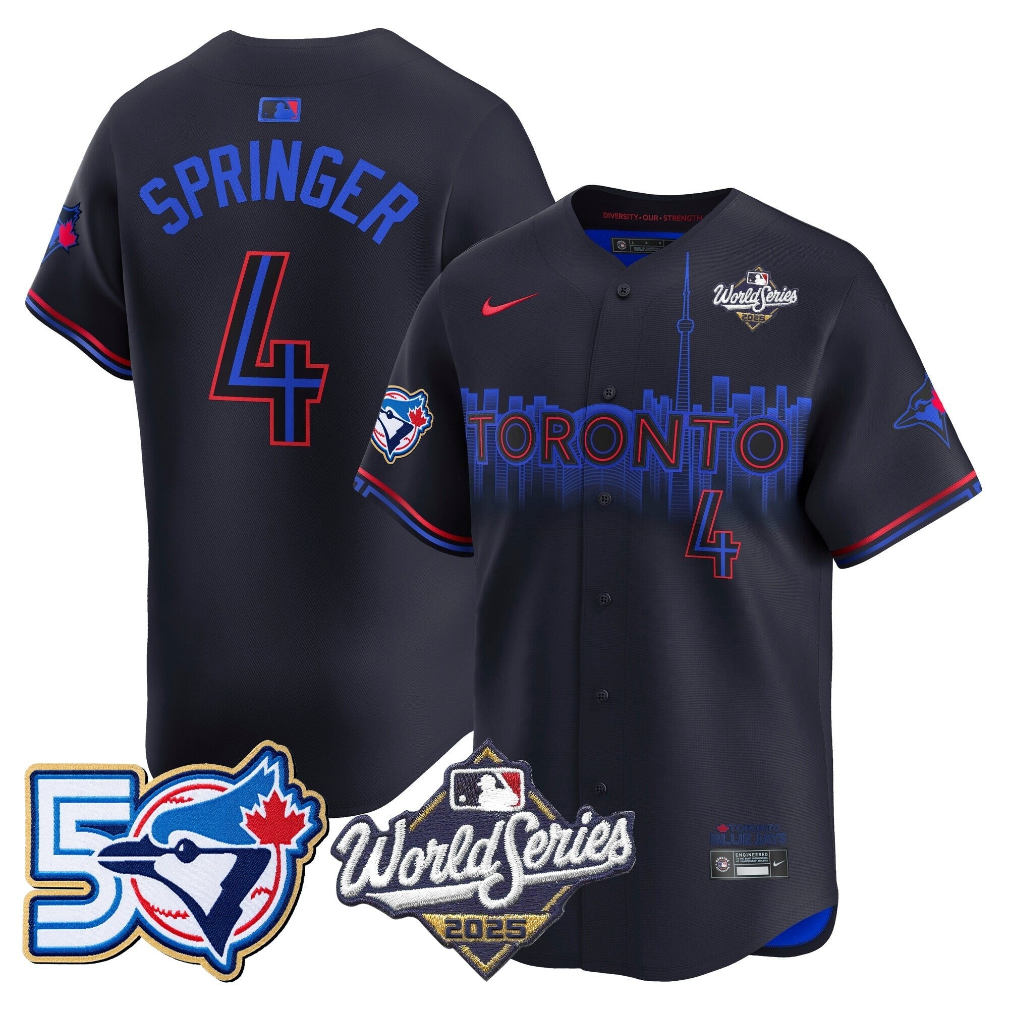 Men’s 2025 World Series Vapor Premier Limited Jersey – 50 Seasons Patch