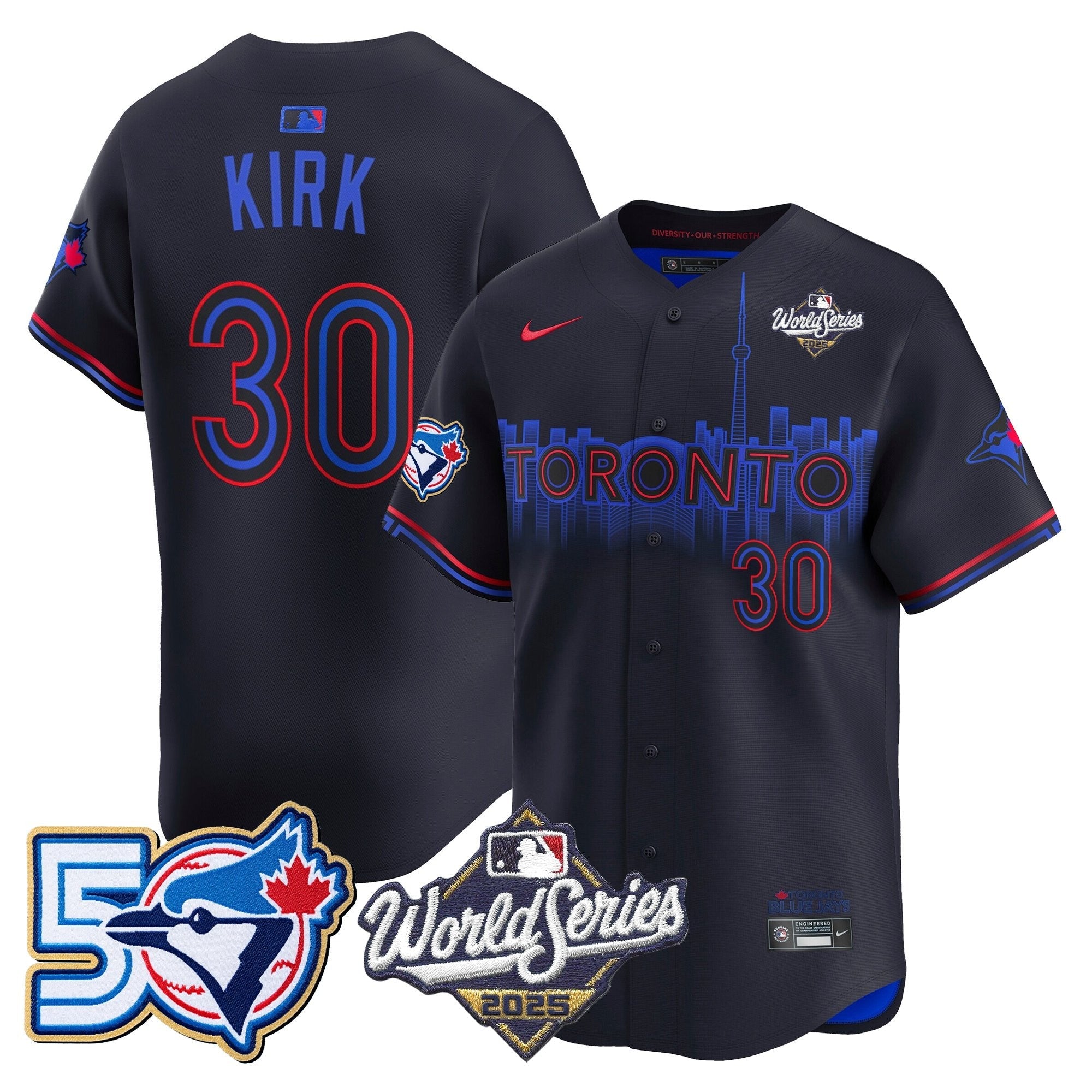 Men’s 2025 World Series Vapor Premier Limited Jersey – 50 Seasons Patch