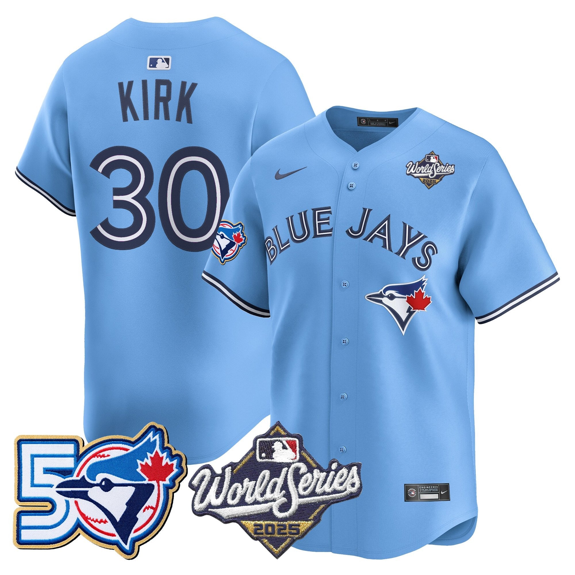 Men’s 2025 World Series Vapor Premier Limited Jersey – 50 Seasons Patch
