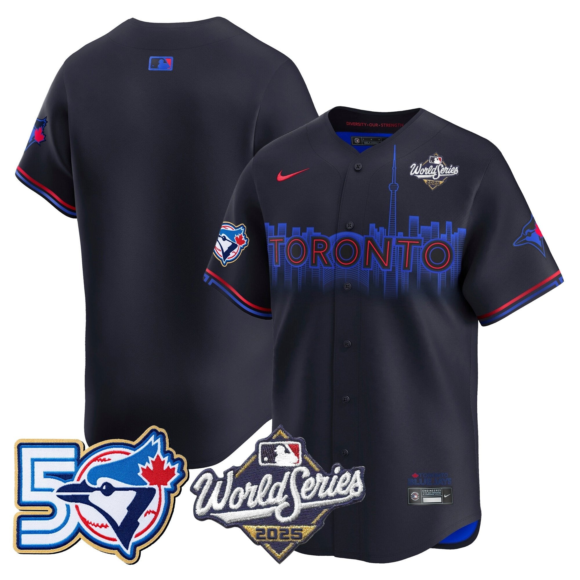 Men’s 2025 World Series Vapor Premier Limited Jersey – 50 Seasons Patch