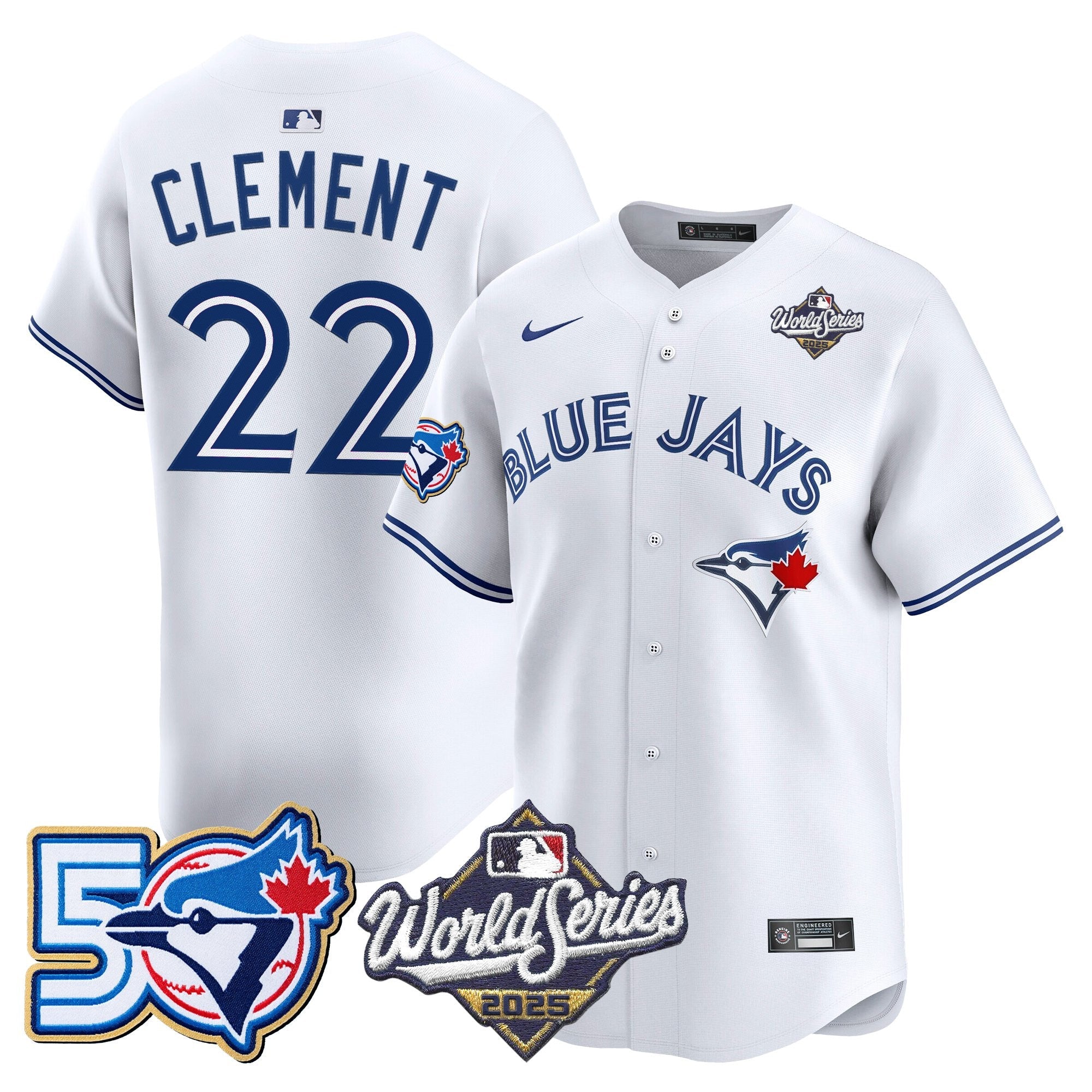 Men’s 2025 World Series Vapor Premier Limited Jersey – 50 Seasons Patch