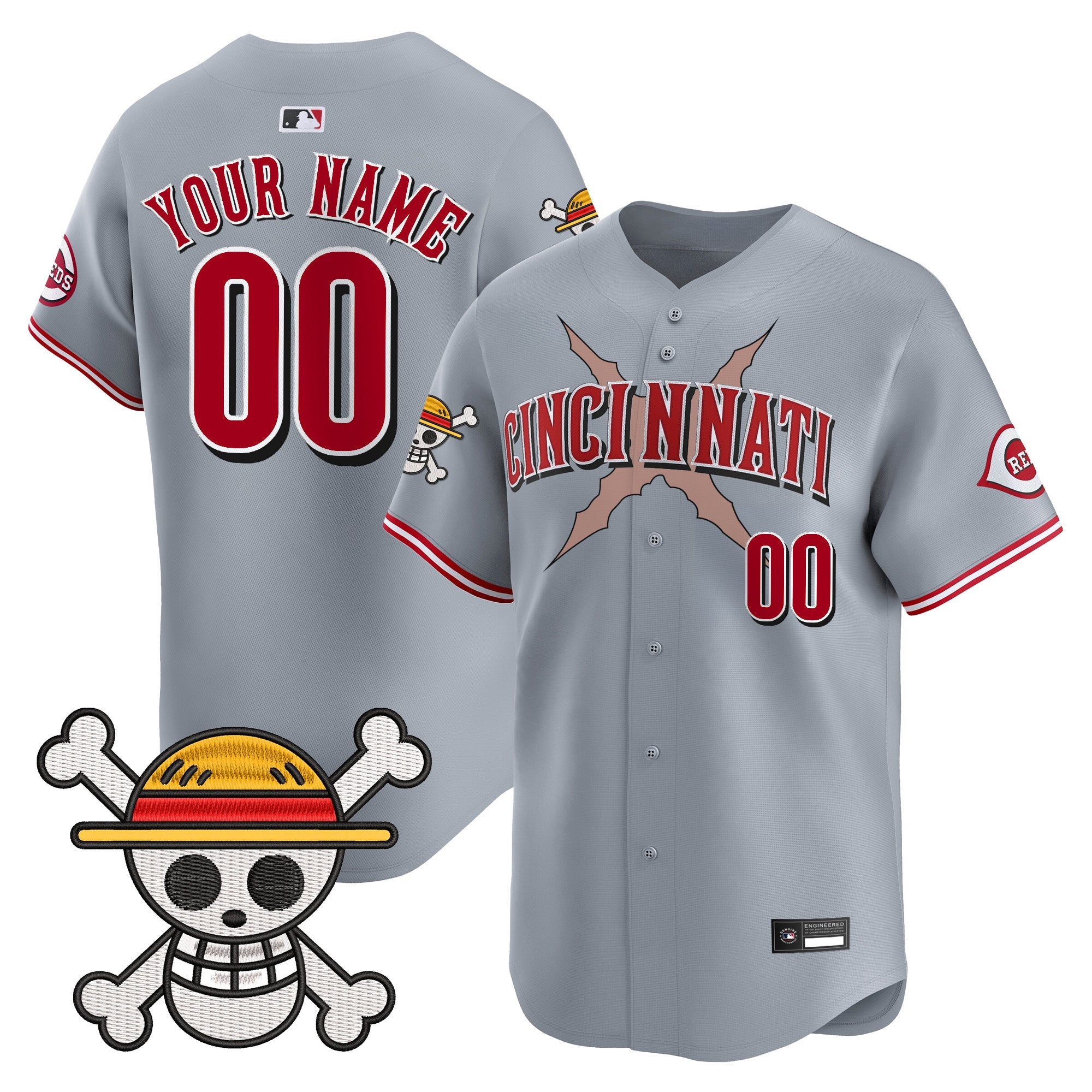 One Piece Vapor Premier Limited Custom Jersey – Stitched