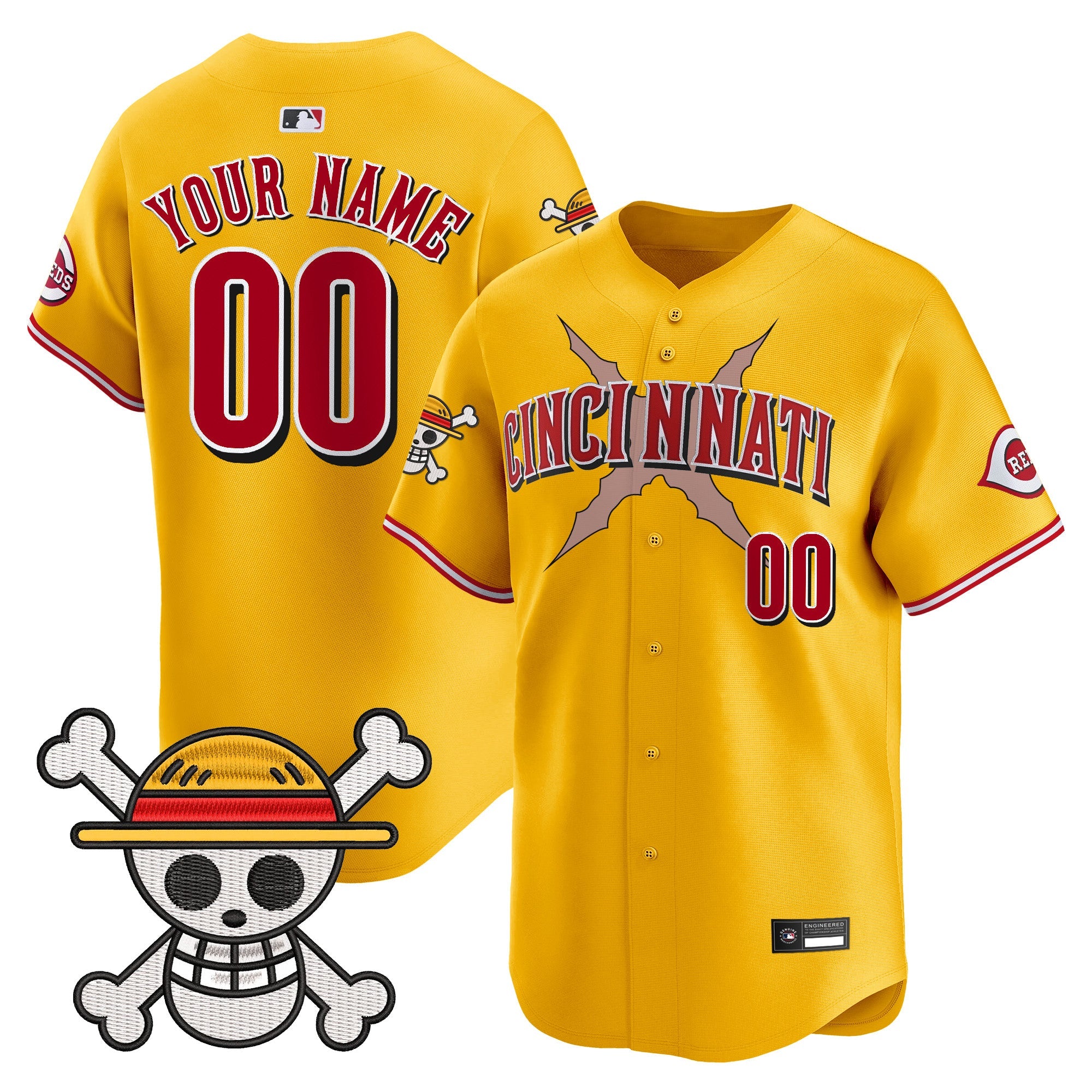 One Piece Vapor Premier Limited Custom Jersey – Stitched