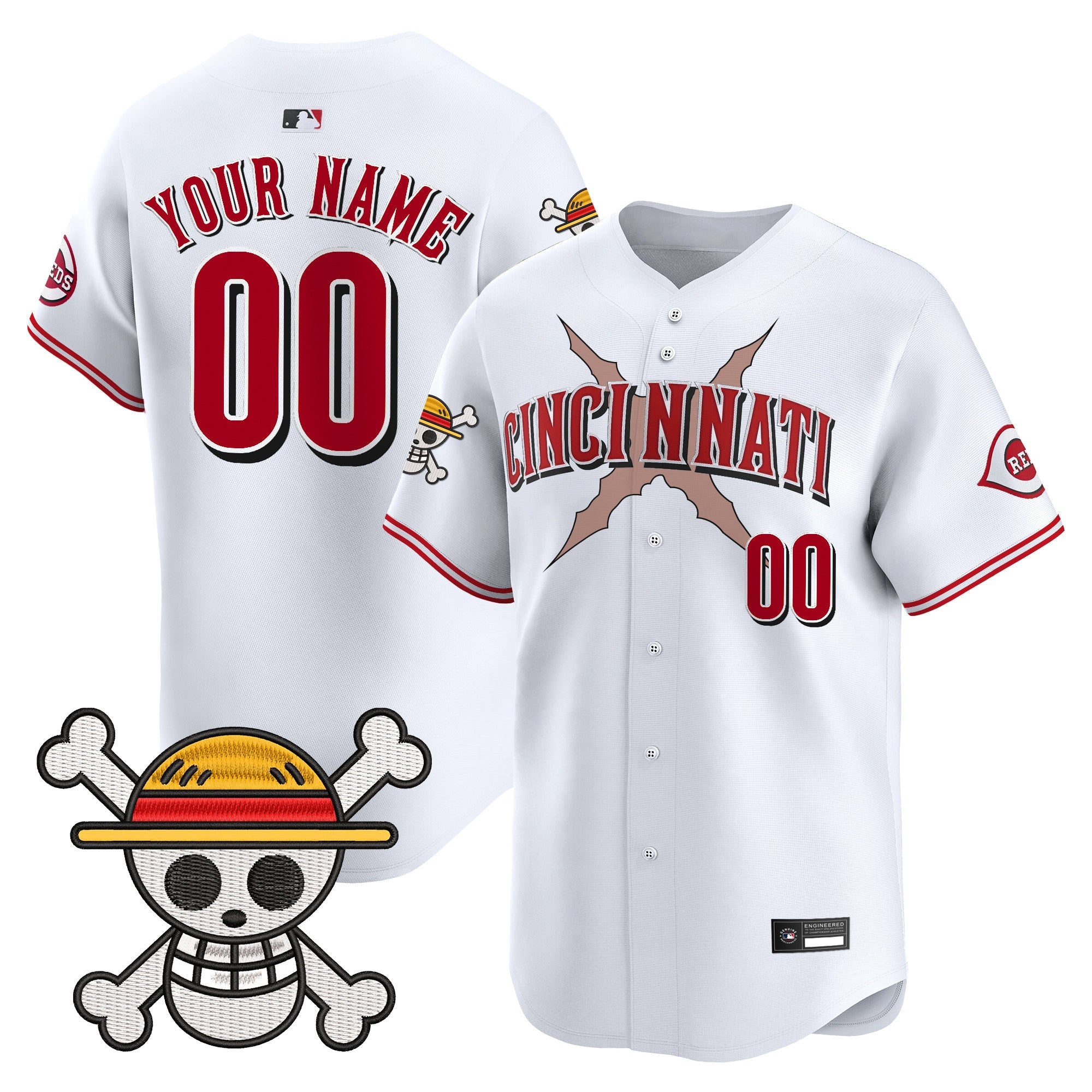 One Piece Vapor Premier Limited Custom Jersey – Stitched