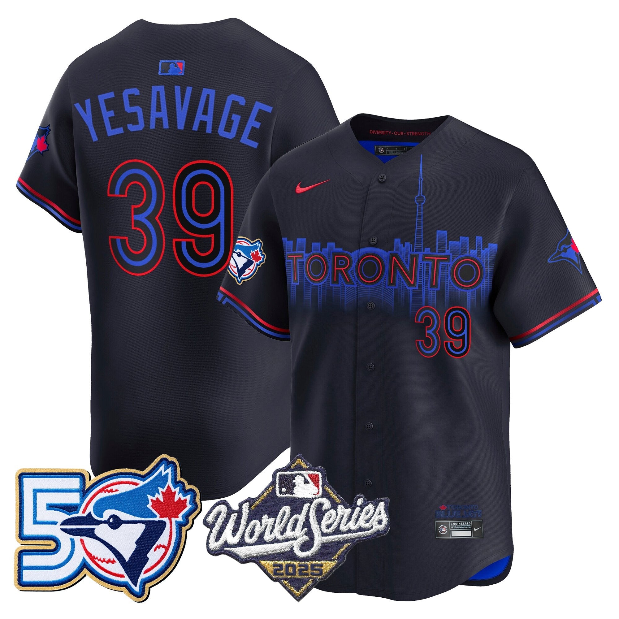 Men’s 2025 World Series Vapor Premier Limited Jersey – 50 Seasons Patch