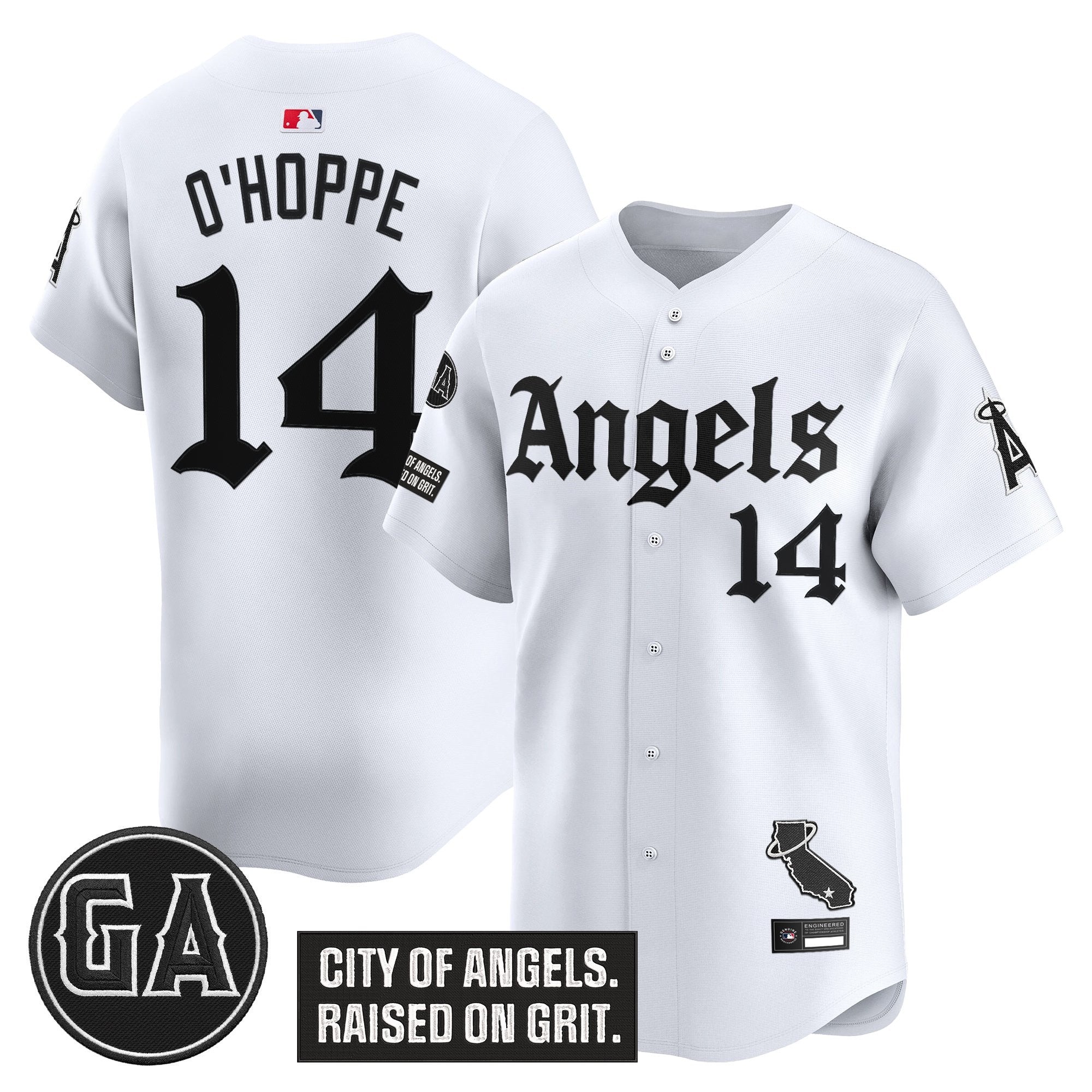 Men’s ‘Garret Anderson Tribute Patch’ Vapor Premier Limited Jersey – Gothic Edition