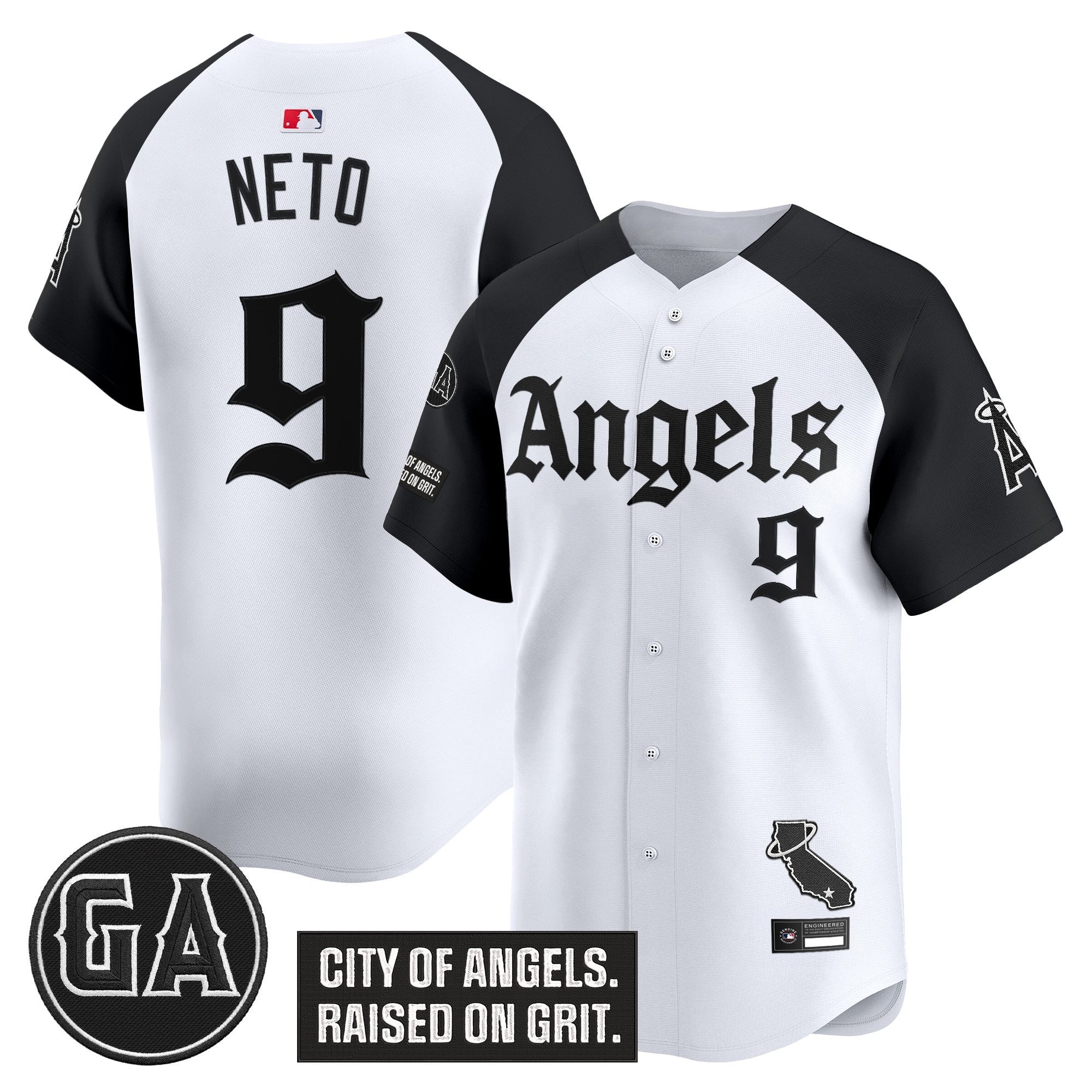 Men’s ‘Garret Anderson Tribute Patch’ Vapor Premier Limited Jersey – Gothic Edition