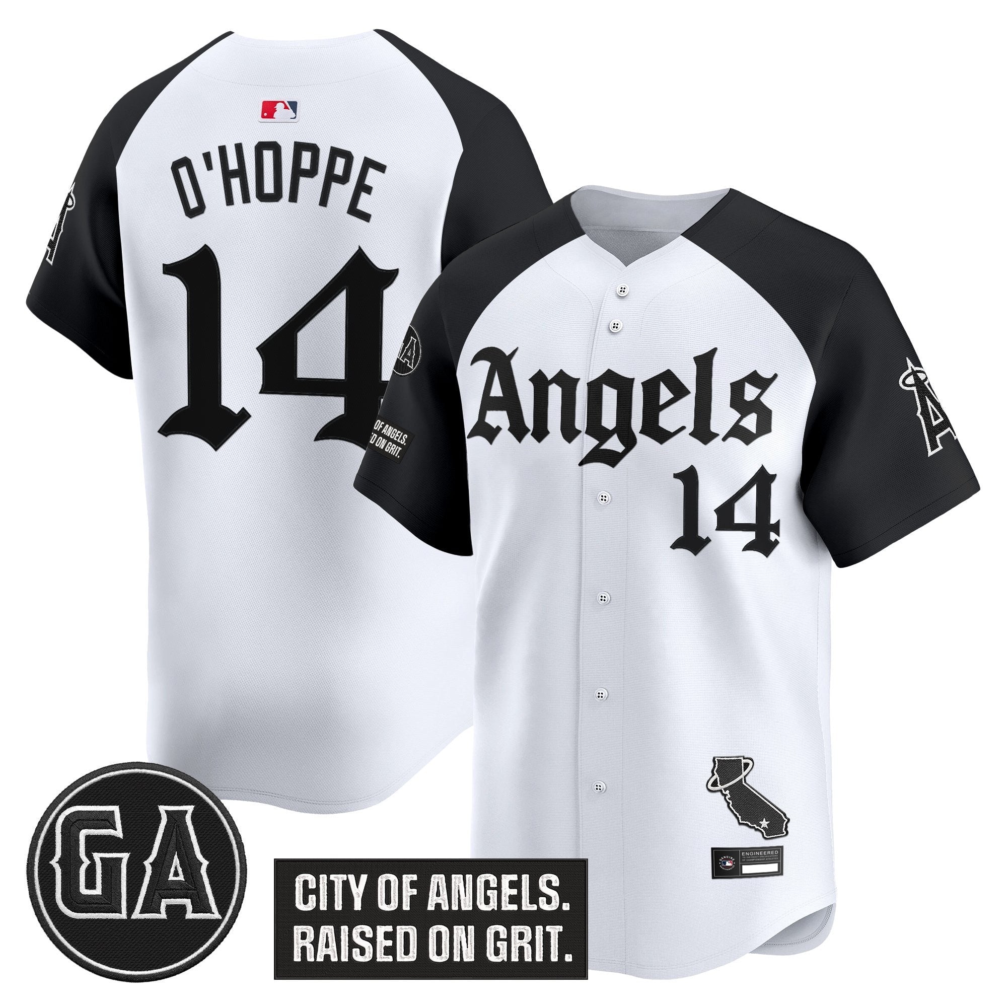 Men’s ‘Garret Anderson Tribute Patch’ Vapor Premier Limited Jersey – Gothic Edition